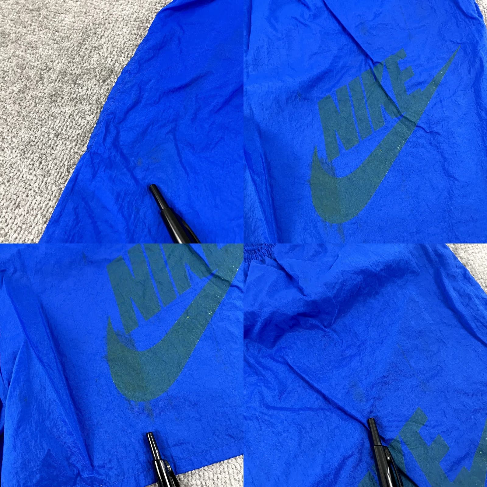 Nike NIKE Swim Trunks Men Large 5" Blue Lined Nylon Board Shorts Swoosh Beach Sports Size US 33 - 8 Thumbnail
