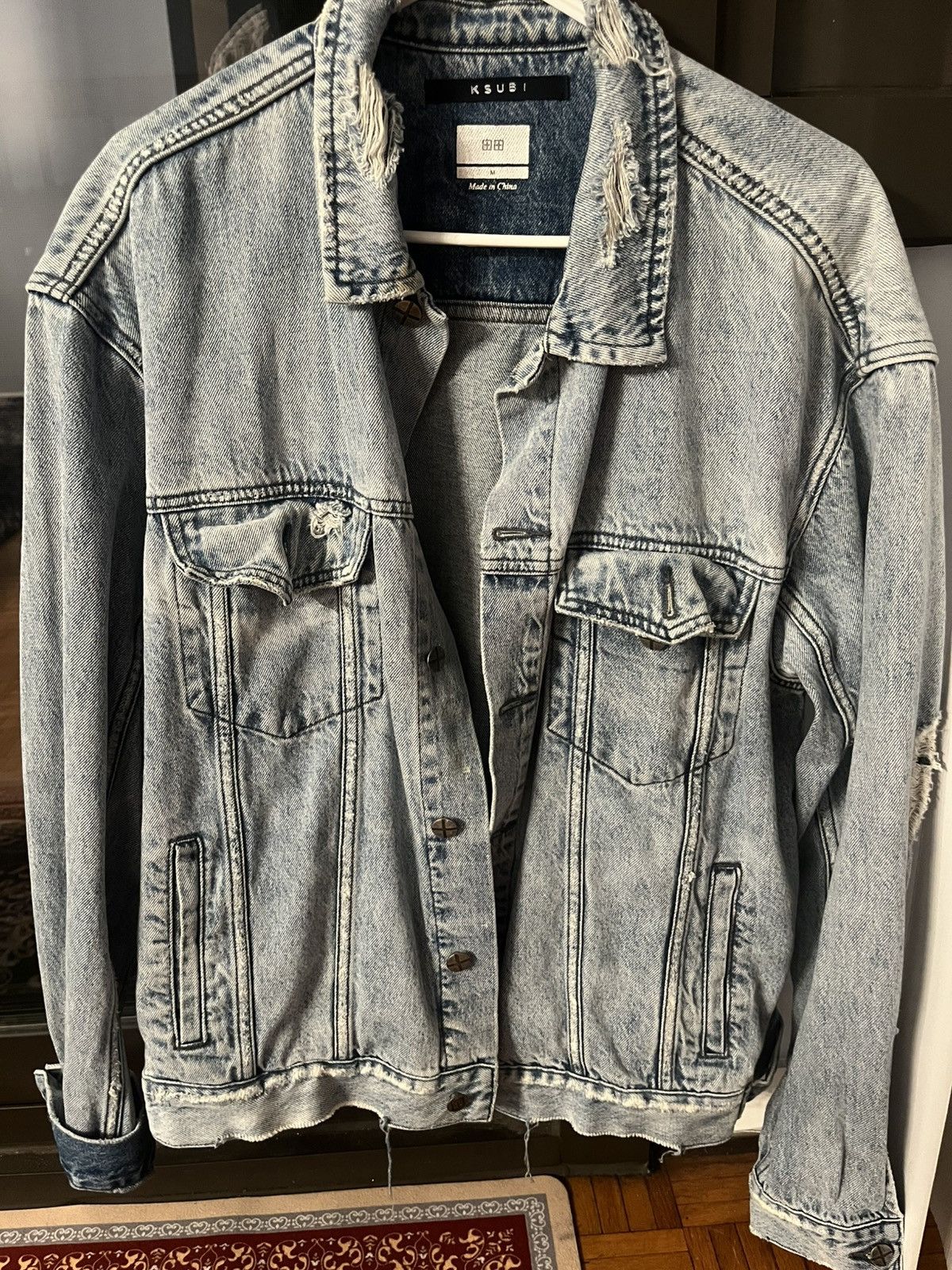 Ksubi USED - KSUBI DENIM JACKET (M) Size US M / EU 48-50 / 2 - 1 Thumbnail