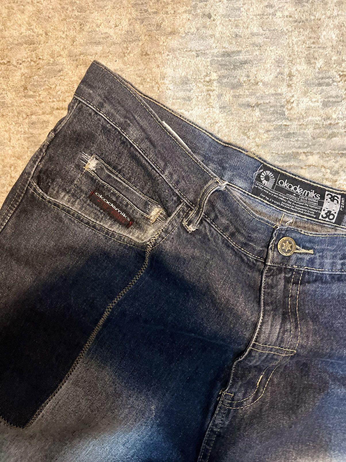 Akademiks Akademiks jeans PATCH WORK Denim Pants Size US 36 / EU 52 - 9 Thumbnail