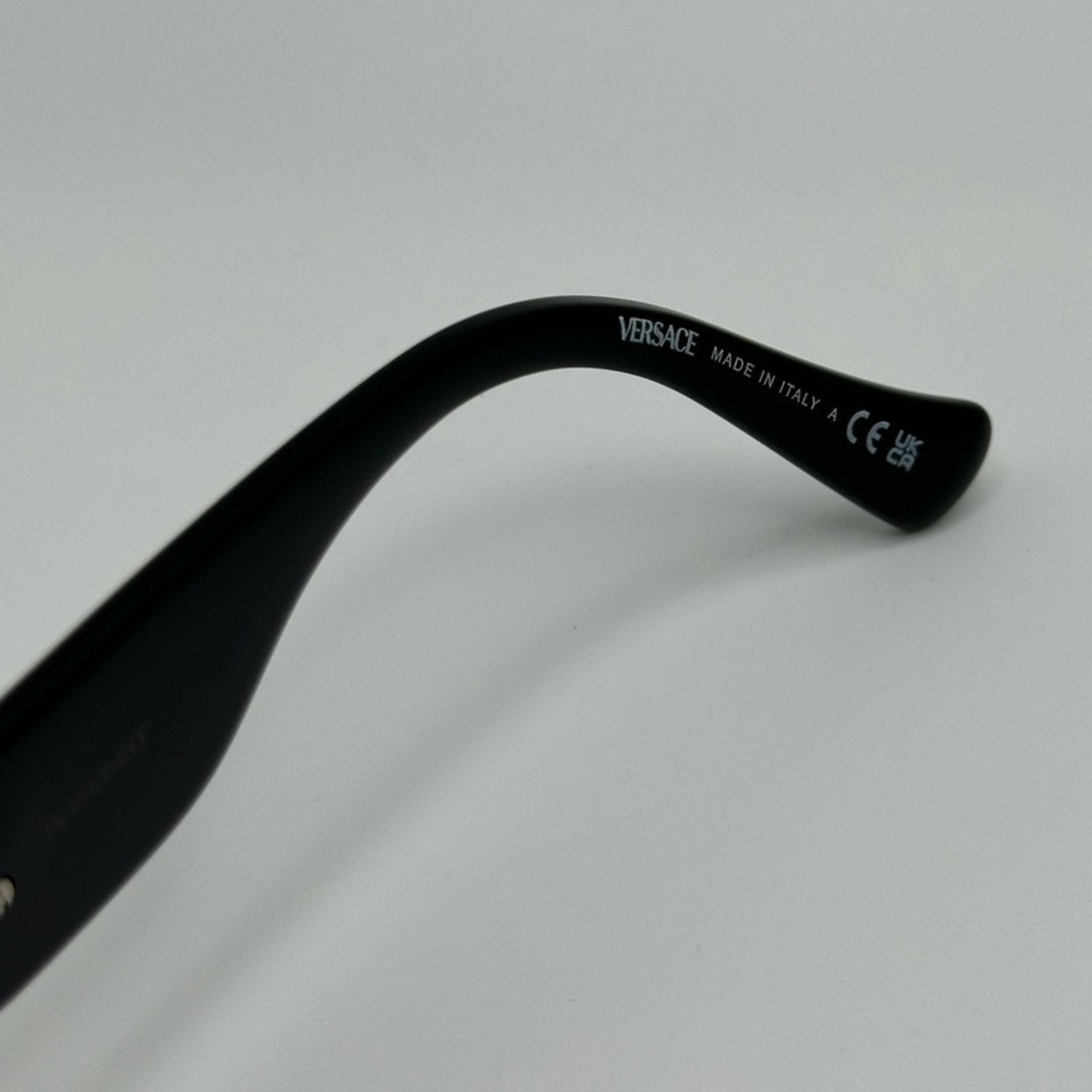 Versace NEW VERSACE VE2264 151387 Silver Dark Grey Unisex Sunglasses Size ONE SIZE - 4 Thumbnail
