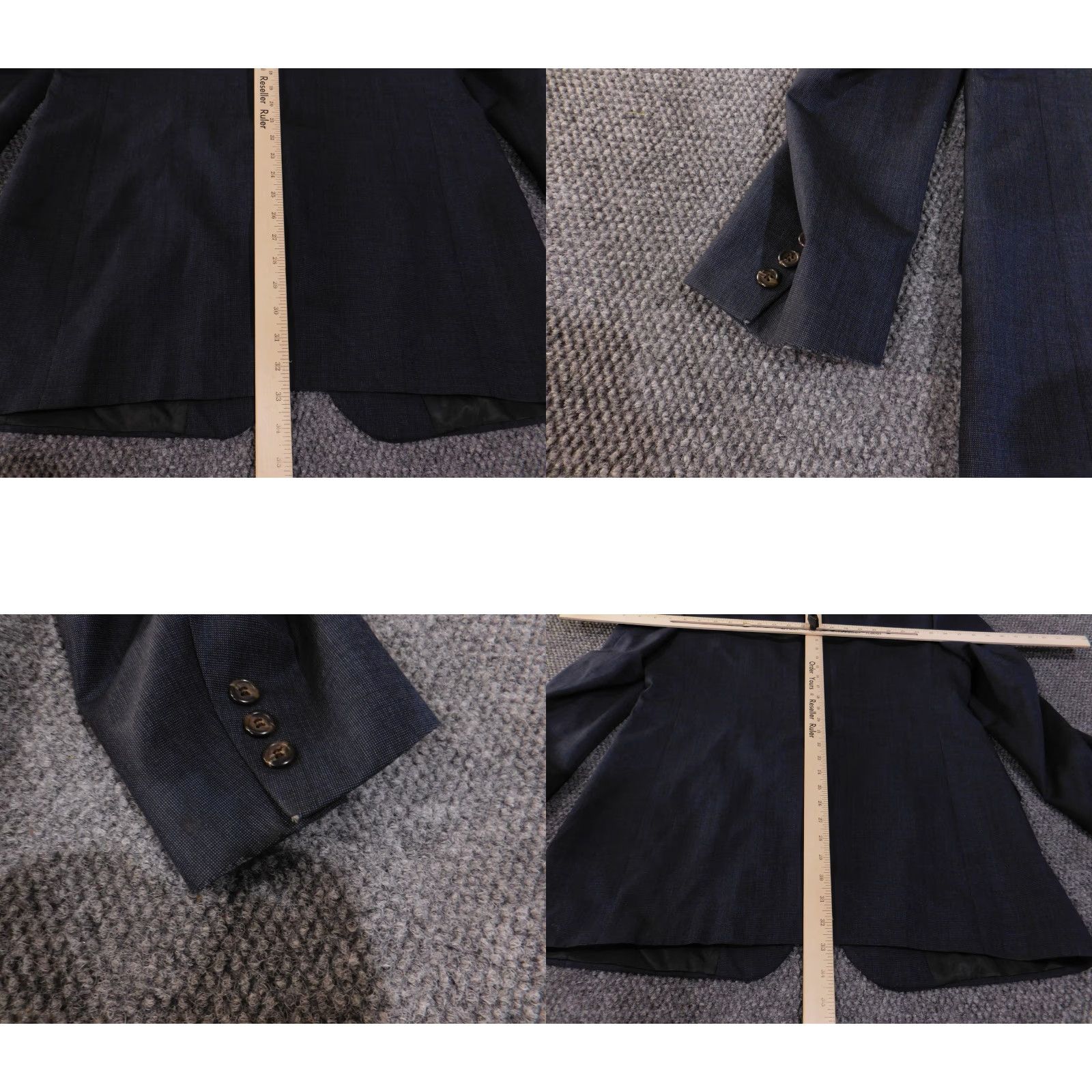 Brooks Brothers Brooks Brothers Blazer Mens 42 Long Blue Wool Two Button Sport Coat Jacket USA Size 42R - 9 Thumbnail