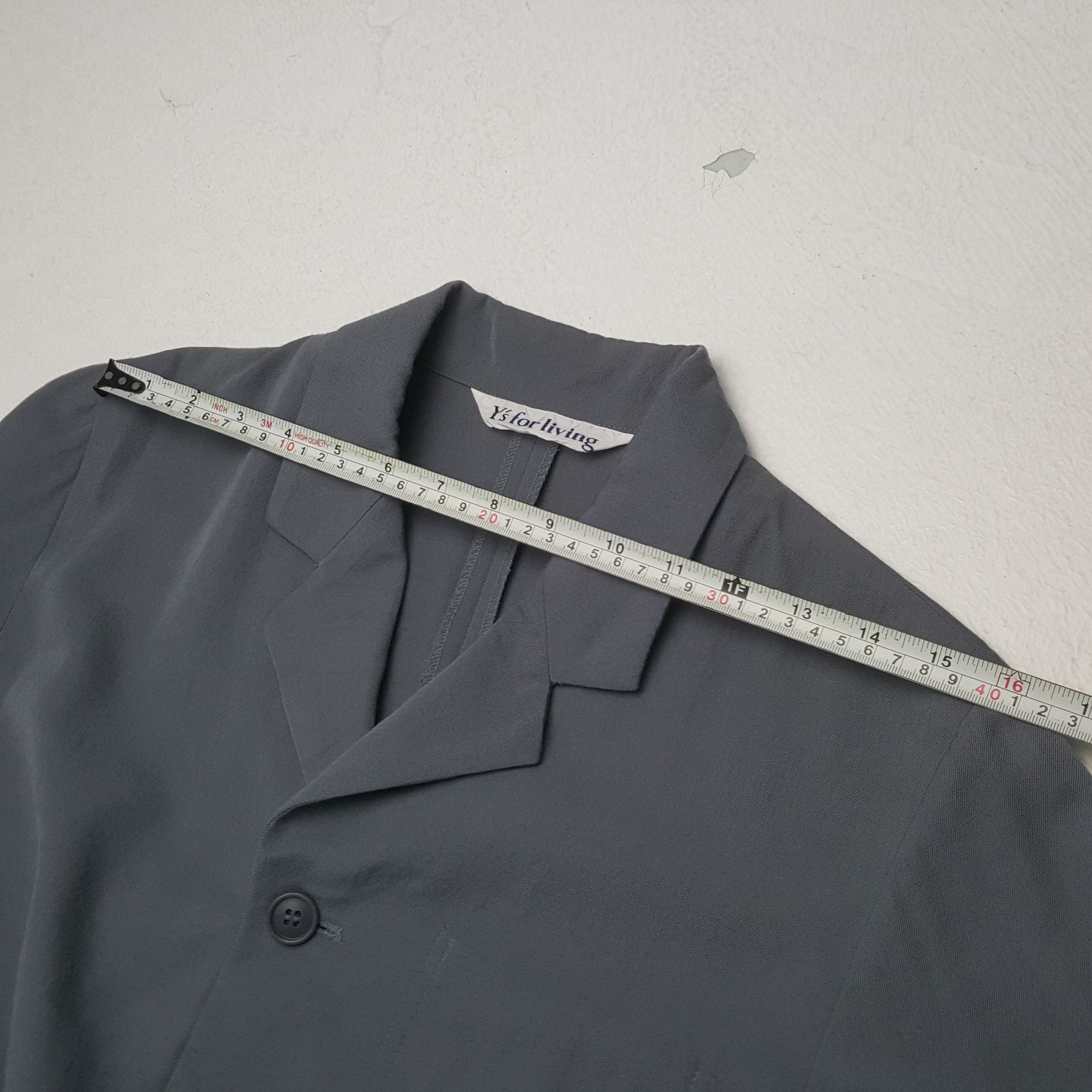 Yohji Yamamoto Y'S FOR LIVING by YOHJI YAMAMOTO Designer Blazer Size US XS / EU 42 / 0 - 4 Thumbnail