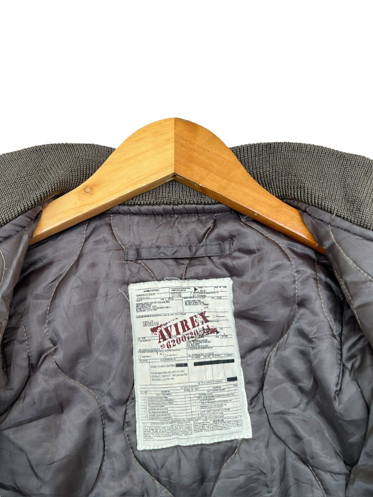 Avirex PICK🔥🔥Avirex USAF Distressed Ma1 Bomber Jacket Size US M / EU 48-50 / 2 - 15 Thumbnail