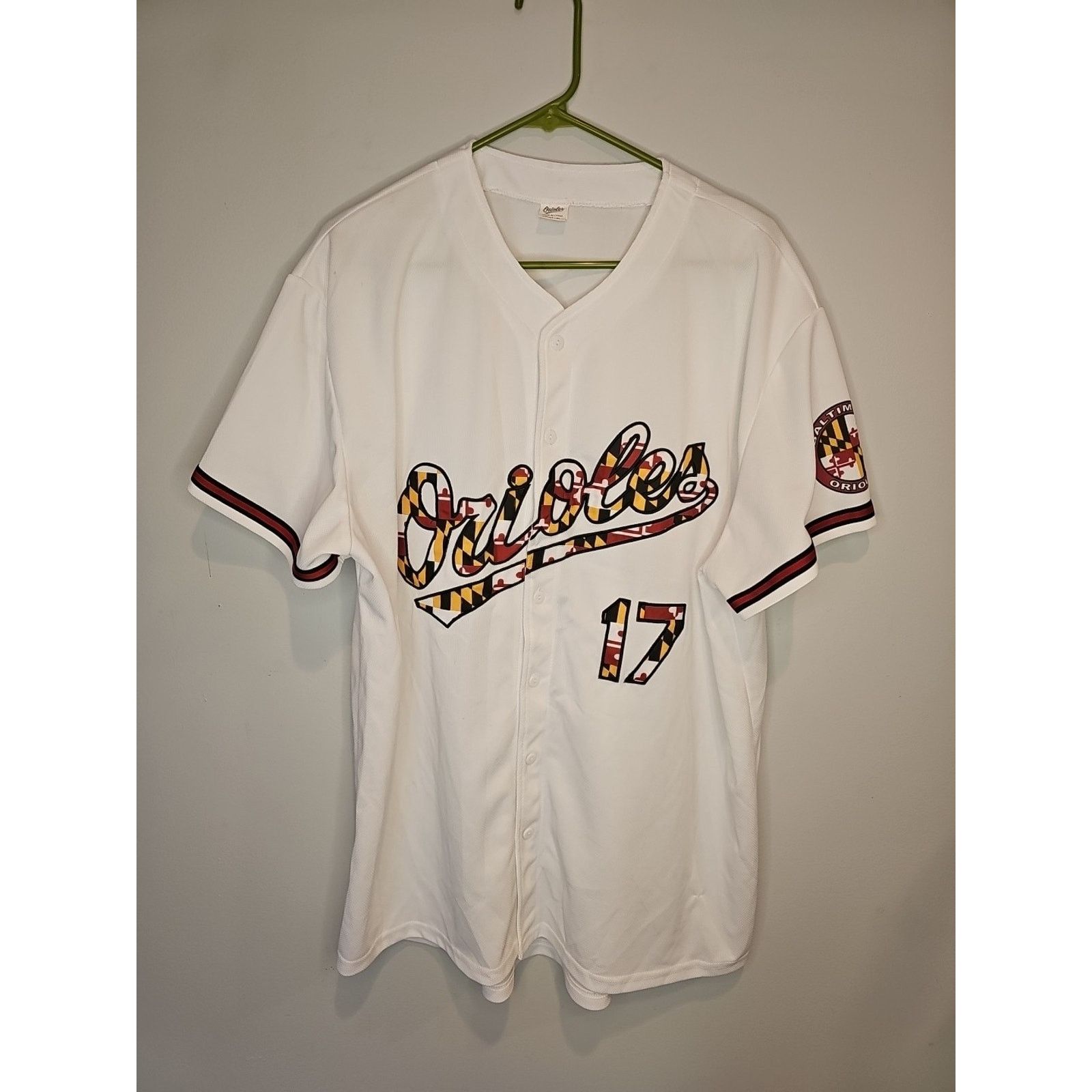 MLB Baltimore Orioles Jersey Maryland Flag 2017 SGA Size XL Size US XL / EU 56 / 4 - 1 Thumbnail