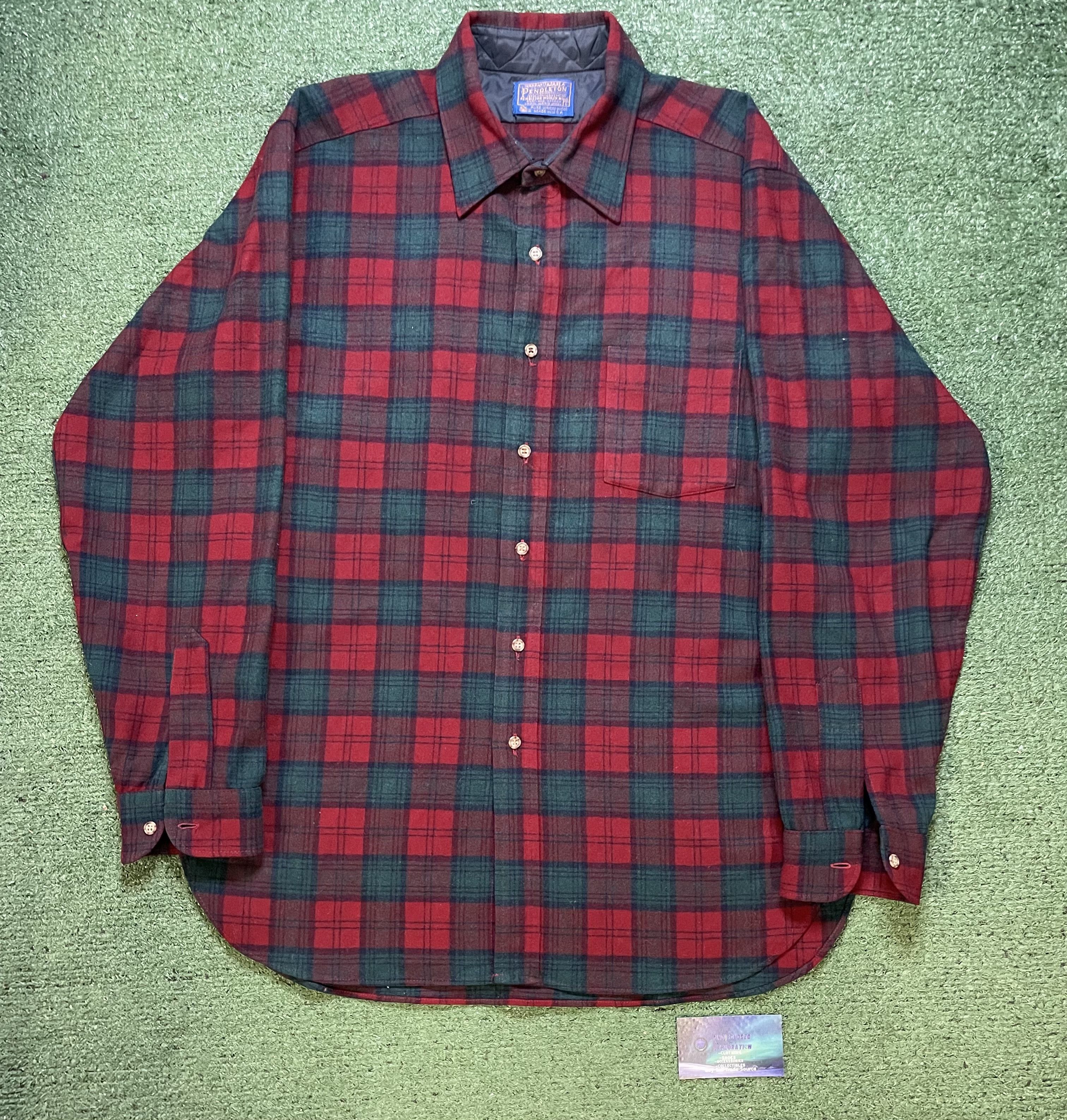 Pendleton Vintage 1960s Pendleton wool flannel Size US L / EU 52-54 / 3 - 1 Thumbnail