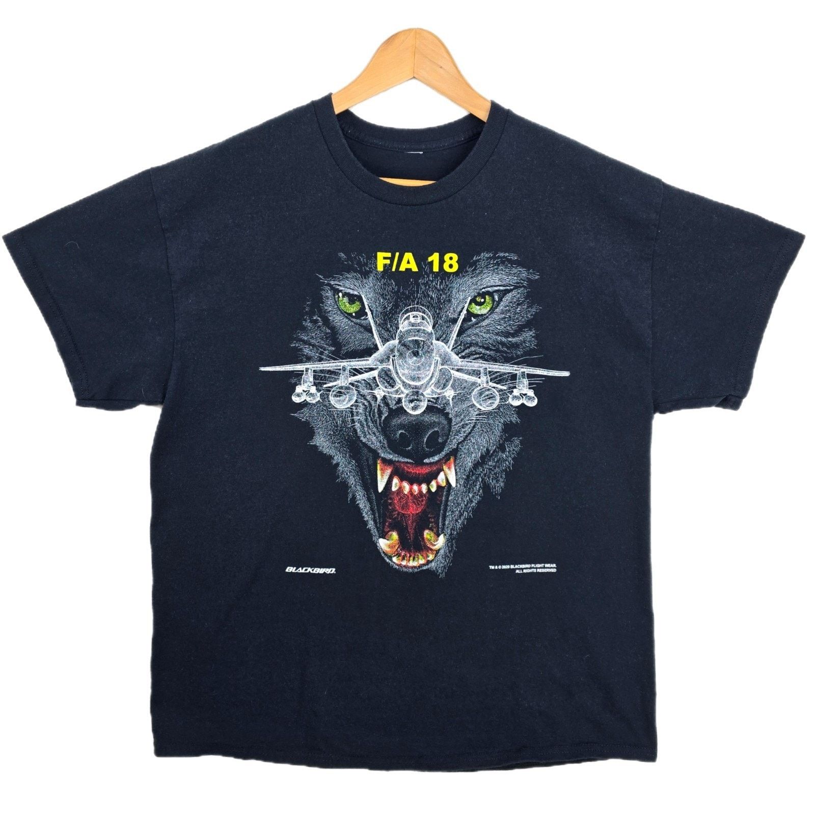 Other FA-18 Super Hornet Fighter Double Side T-shirt Blackbird XL Size US XL / EU 56 / 4 - 1 Thumbnail