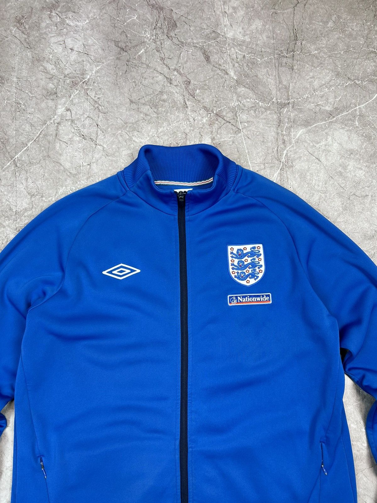 Umbro Vintage Umbro England Soccer Team Track Jacket Football Kit Size US L / EU 52-54 / 3 - 3 Thumbnail