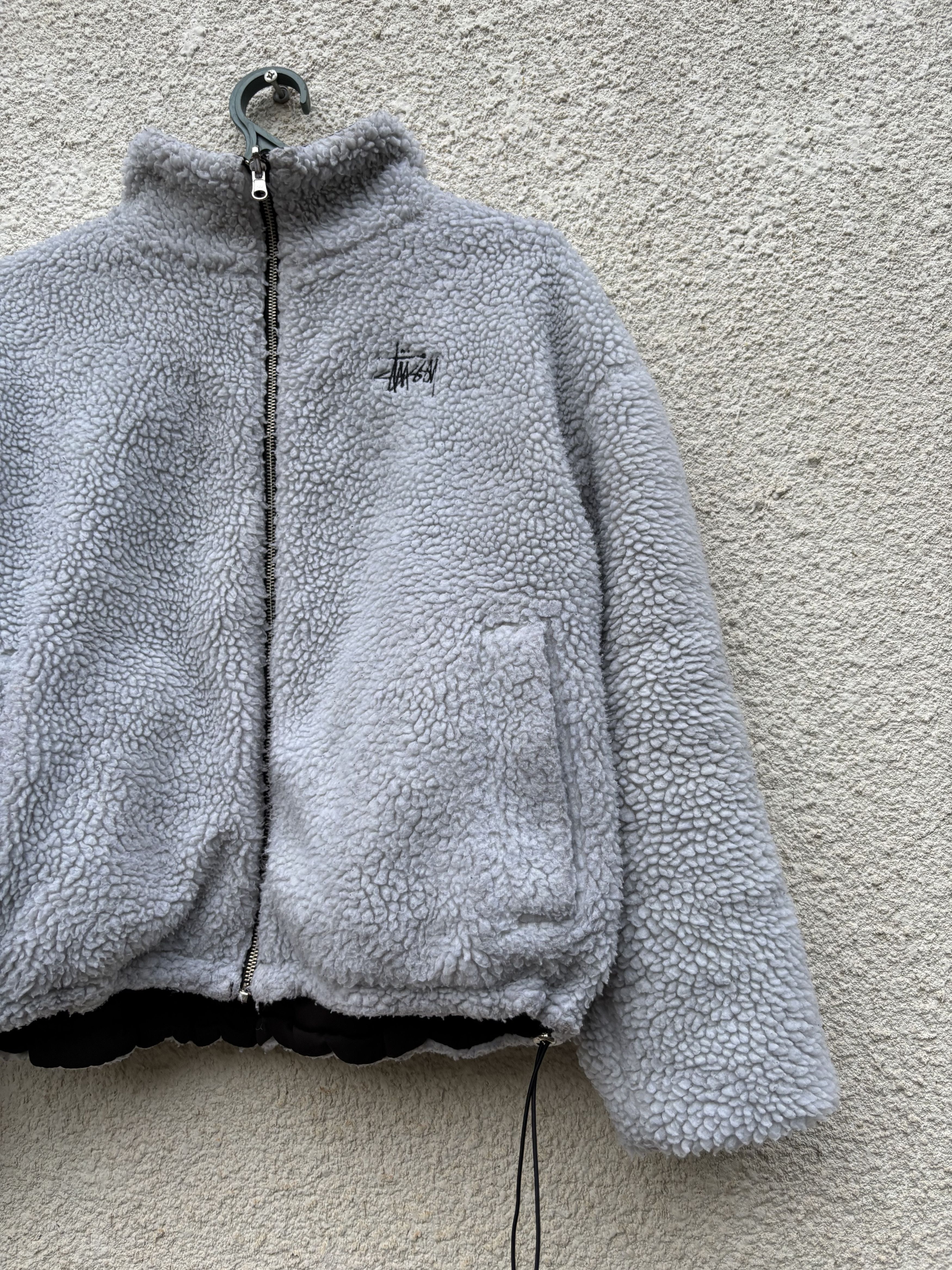 Stussy Vintage Stussy Sherpa Fleece Revirsble Steetwear 90s Size US M / EU 48-50 / 2 - 10 Thumbnail
