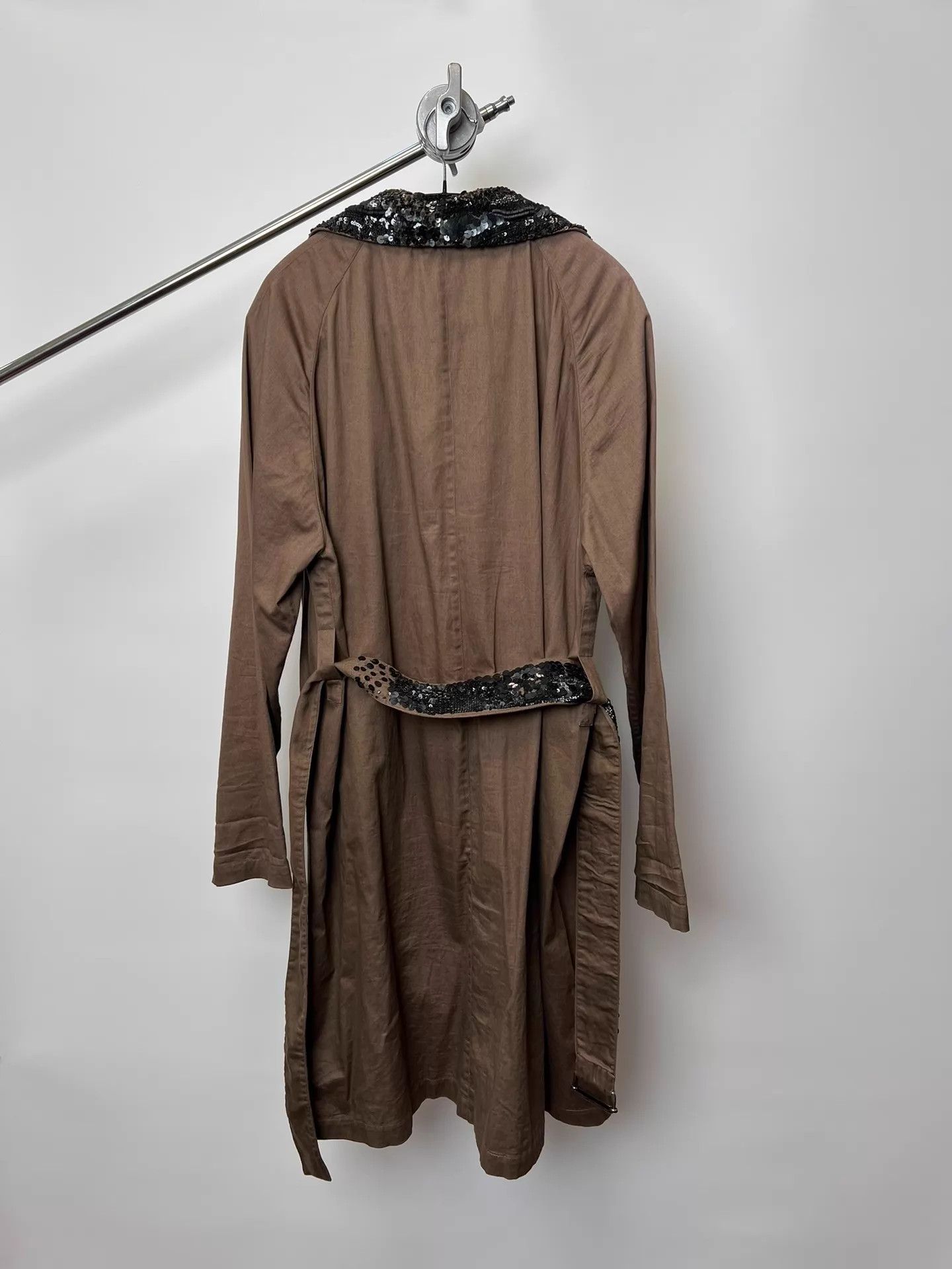 Dries Van Noten Dries Van Noten Sequin Toasted Trench Coat Oversized Size S / US 4 / IT 40 - 7 Thumbnail
