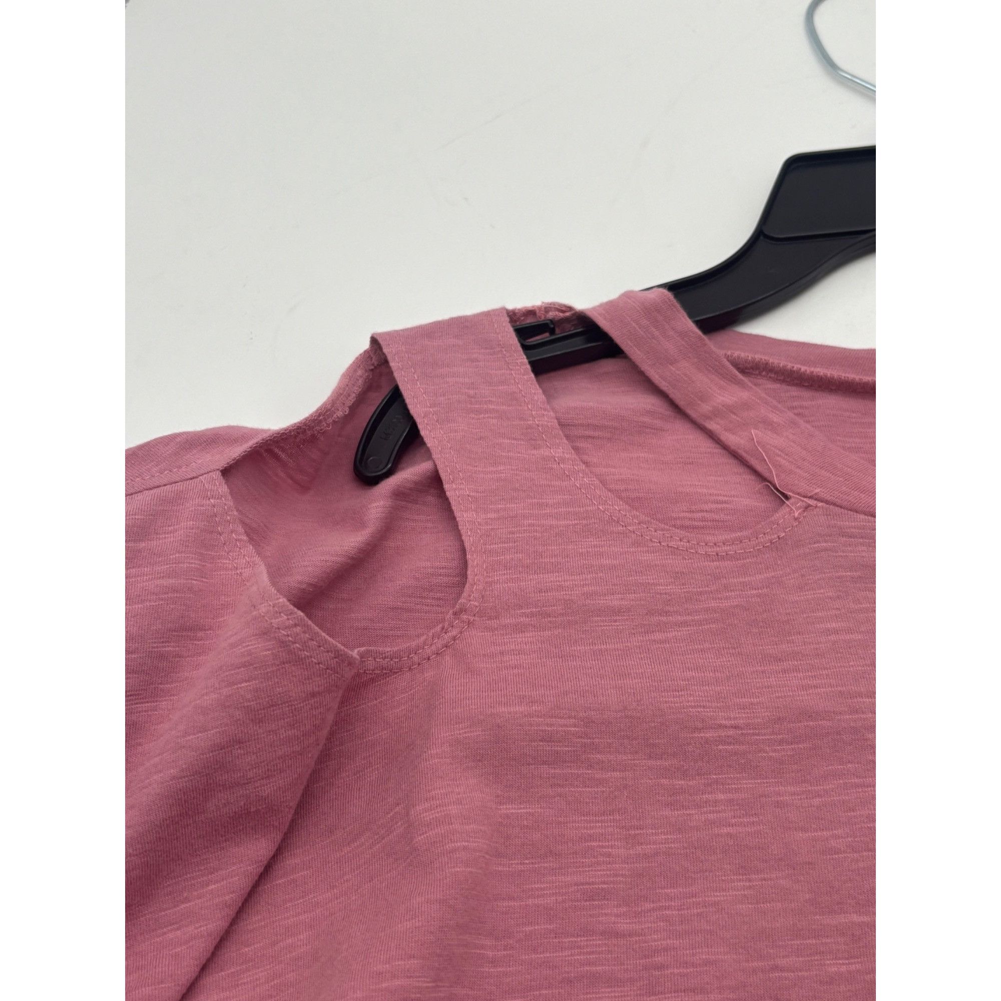 Other Black Tape Trendy Plus Size Cutout T-Shirt Antique Pink, Sz. Size ONE SIZE - 5 Thumbnail