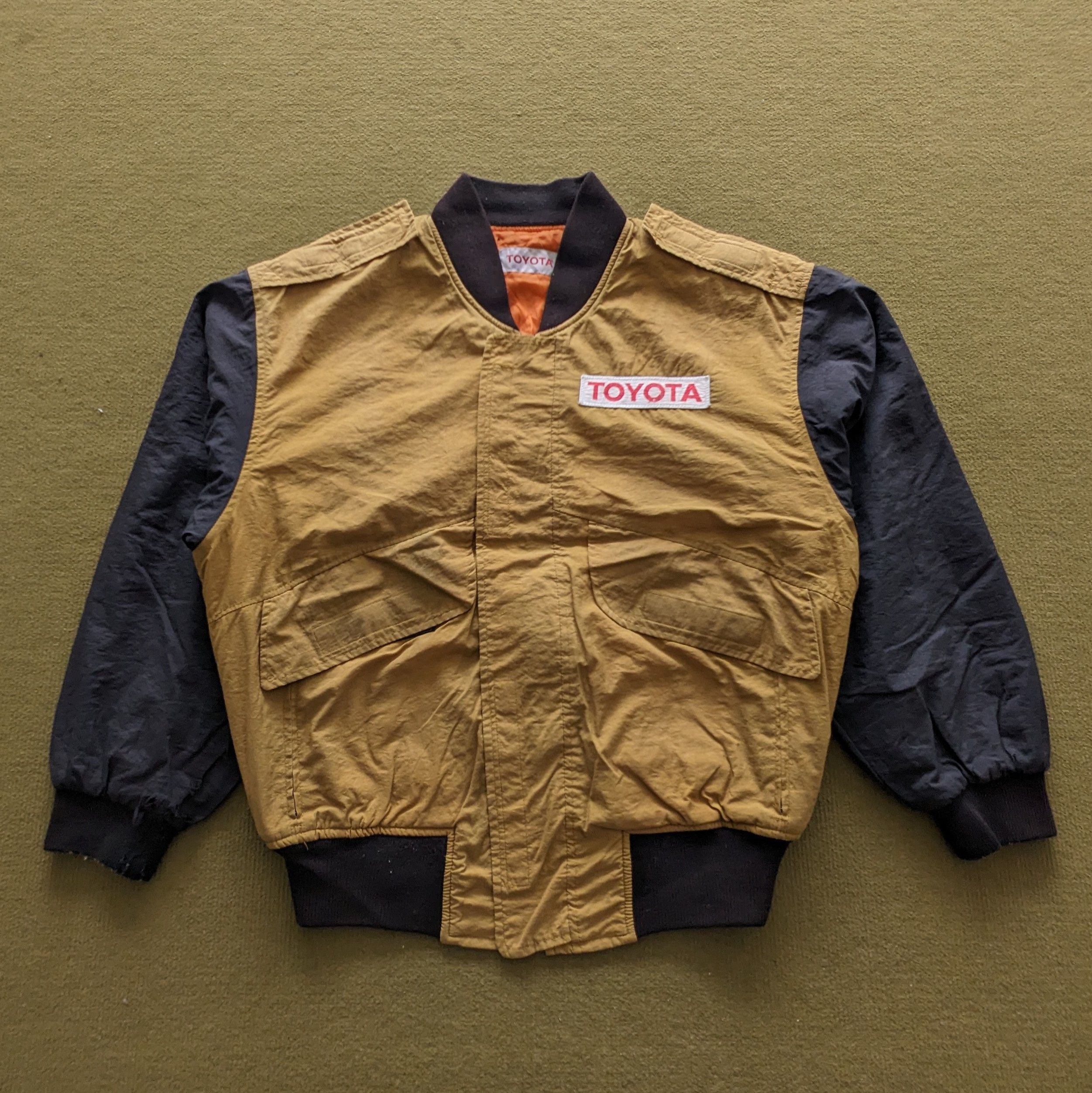 Other Vintage TOYOTA Motorsports Racing Bomber Jacket Size US L / EU 52-54 / 3 - 2 Thumbnail