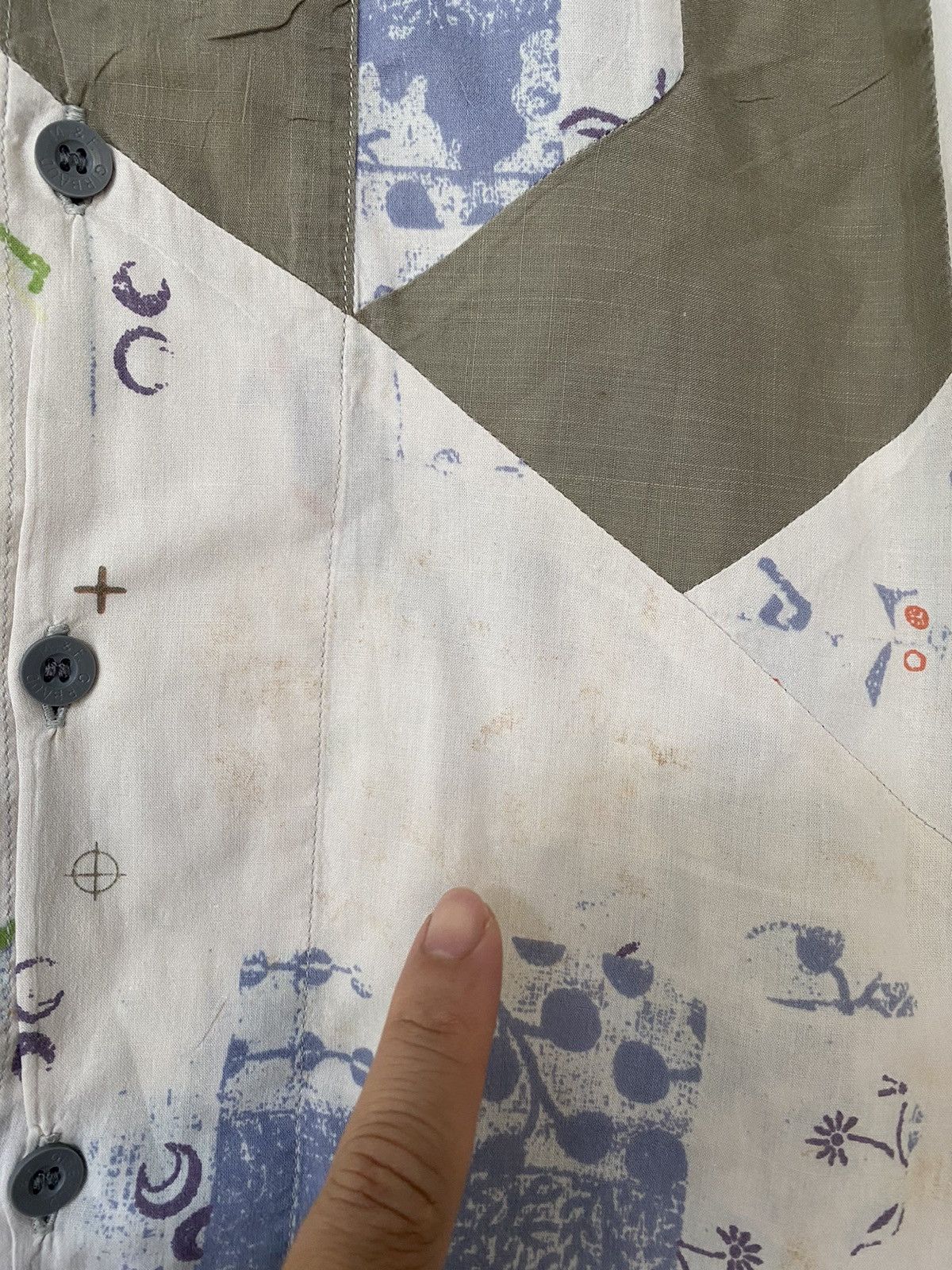 14th Addiction × Japanese Brand × Marithe + Francois Girbaud Vtg MFG Bandana Patchwork motif Size US M / EU 48-50 / 2 - 9 Thumbnail