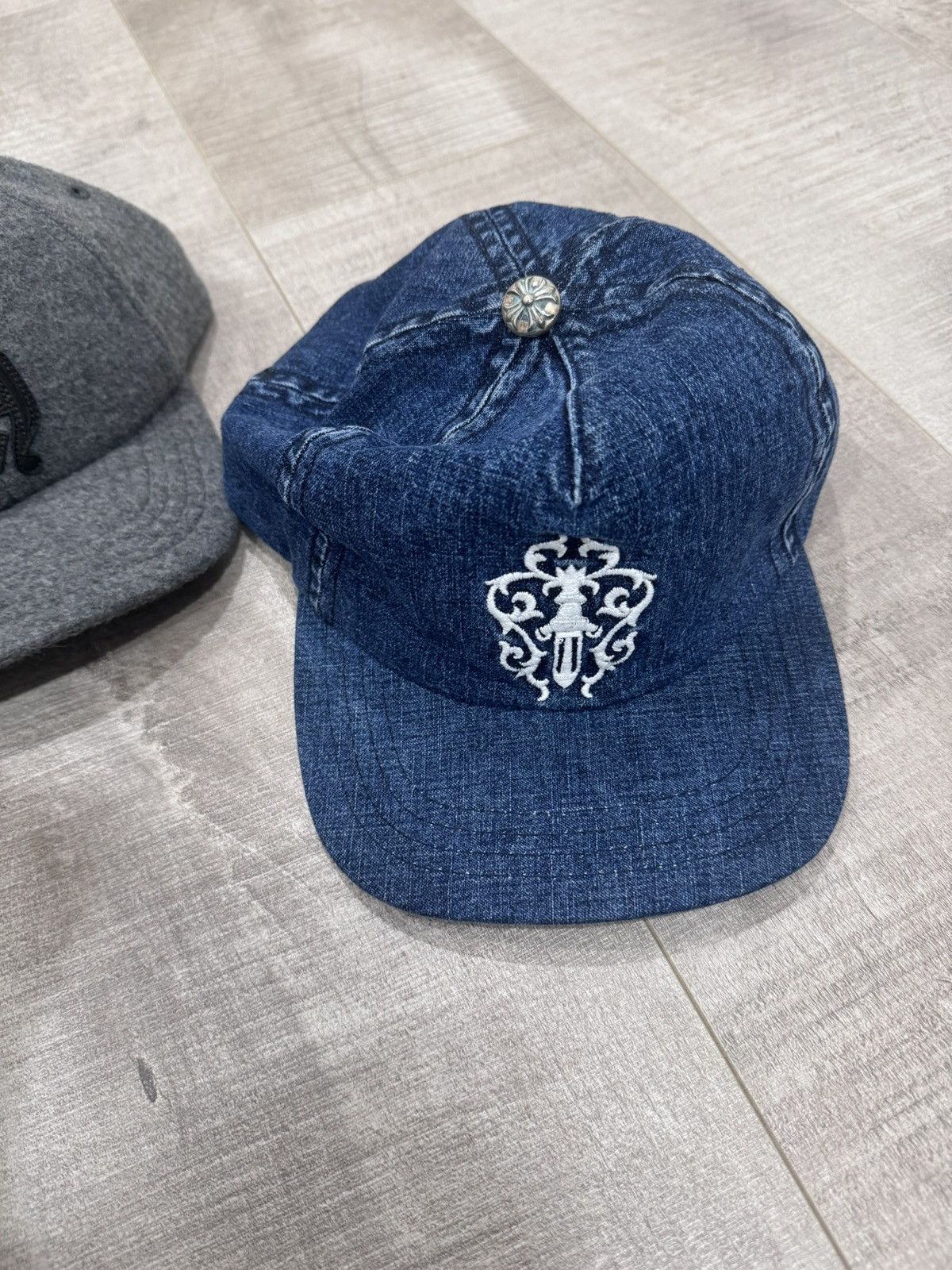 Chrome Hearts Chrome Hearts Denim Hat Size ONE SIZE - 9 Thumbnail