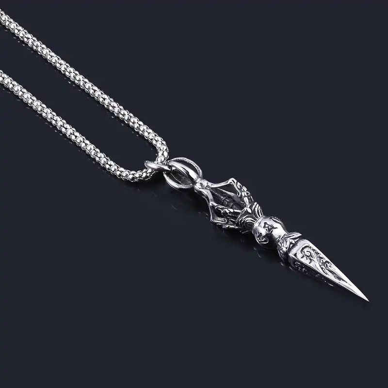 Vintage Phurba Kilaya Pendant Necklace Size ONE SIZE - 2 Thumbnail