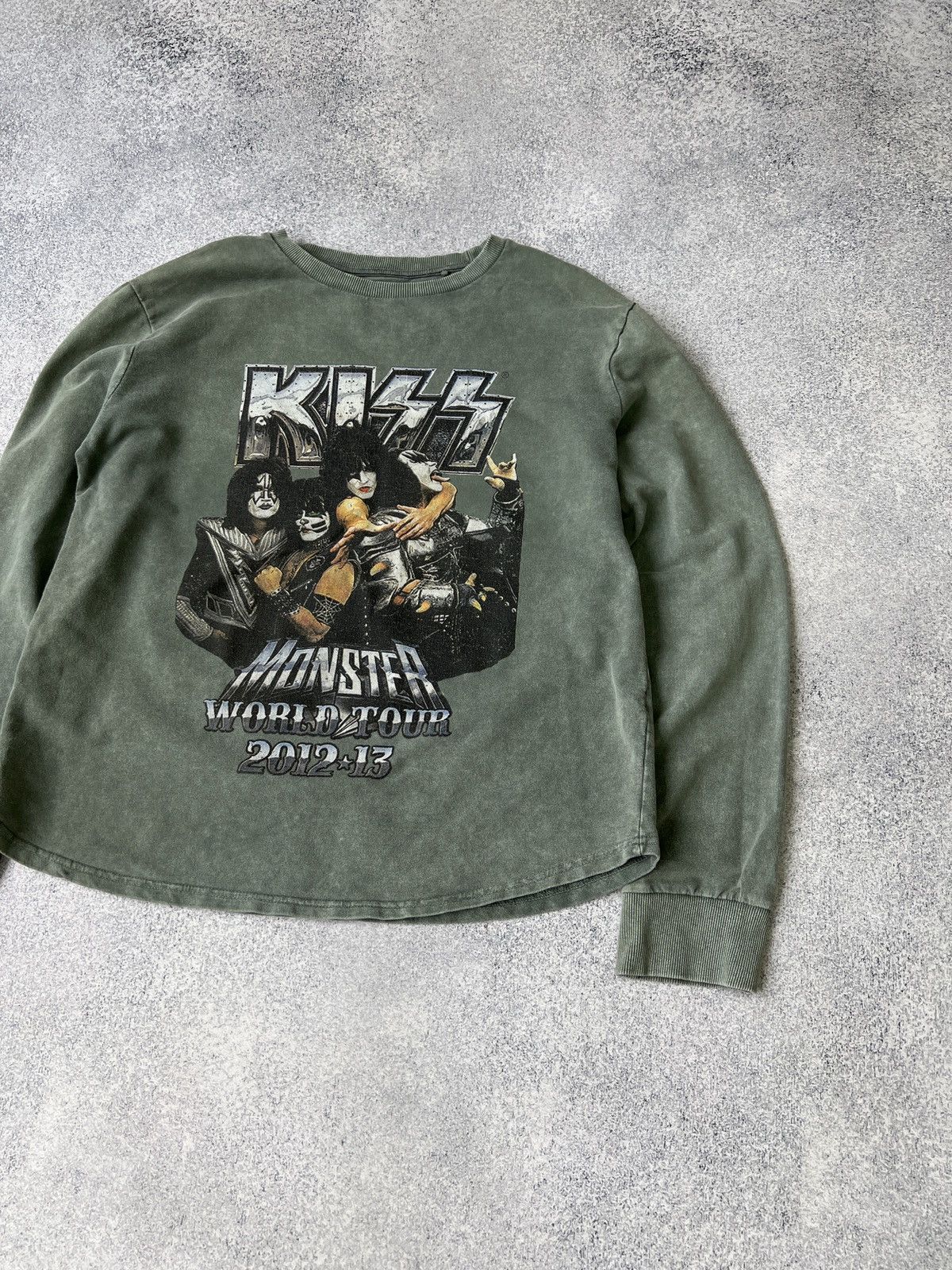 Vintage Kiss Tour Merch Long sleeve tee