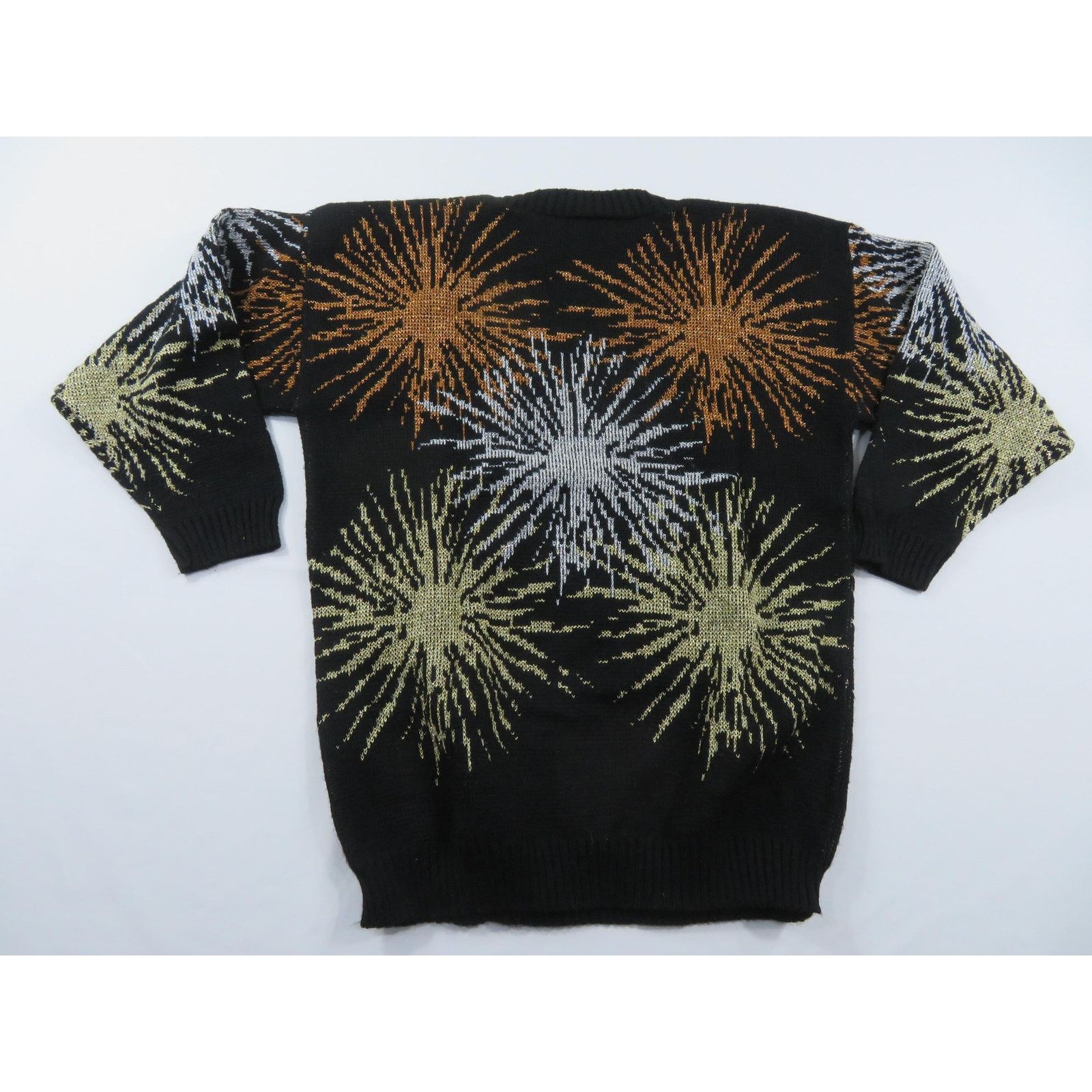 Other Sparkly Starburst Sweater: Dana Scott Black, Sz M, 1980s Size M / US 6-8 / IT 42-44 - 2 Thumbnail