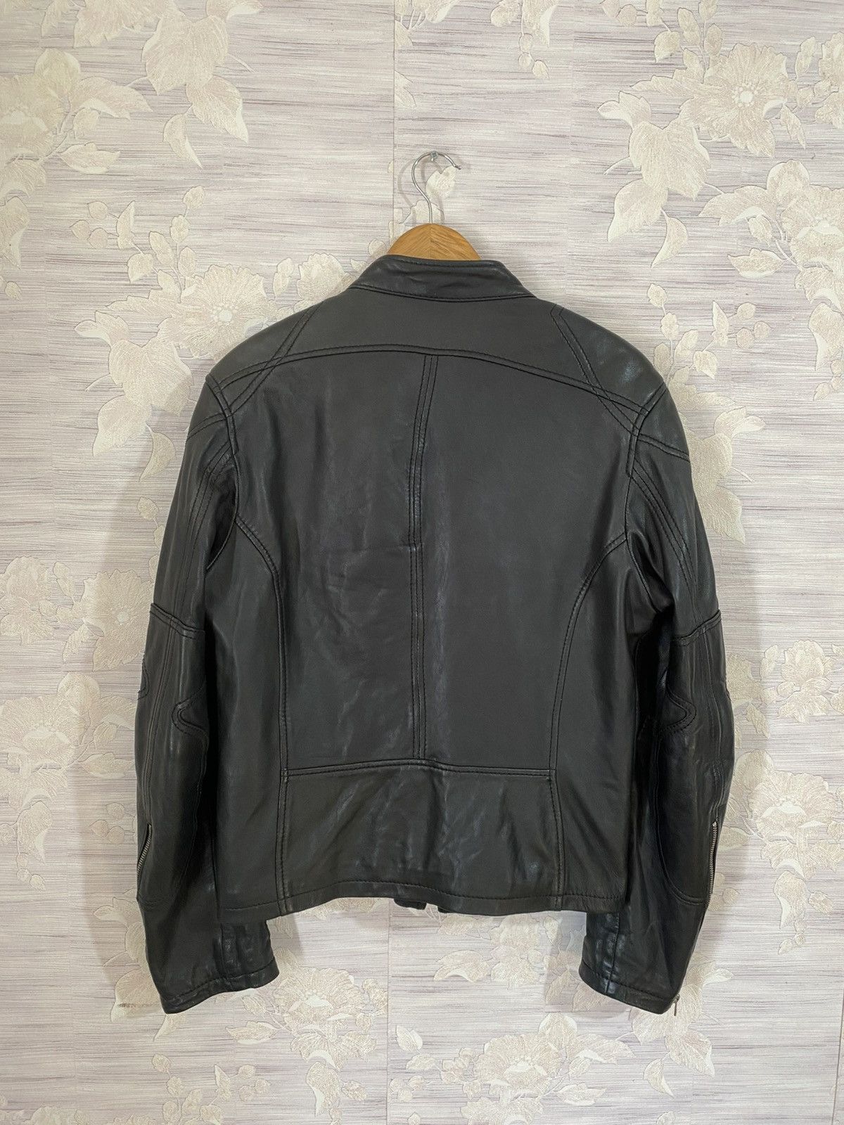 Diesel Diesel Leather Biker Jacket Size US L / EU 52-54 / 3 - 9 Thumbnail