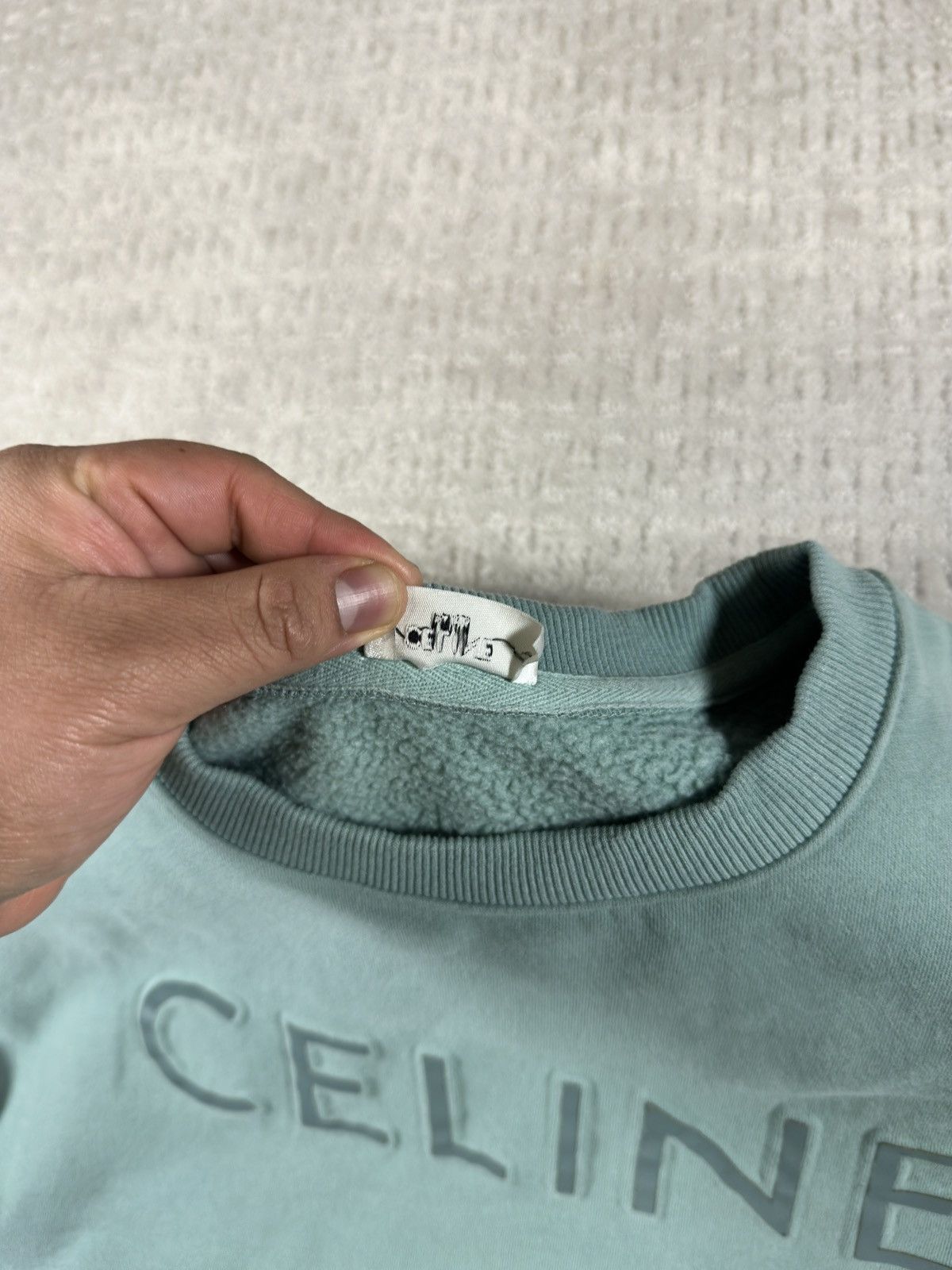 Celine Celine Paris Spellout Crewneck Size L / US 10 / IT 46 - 6 Thumbnail