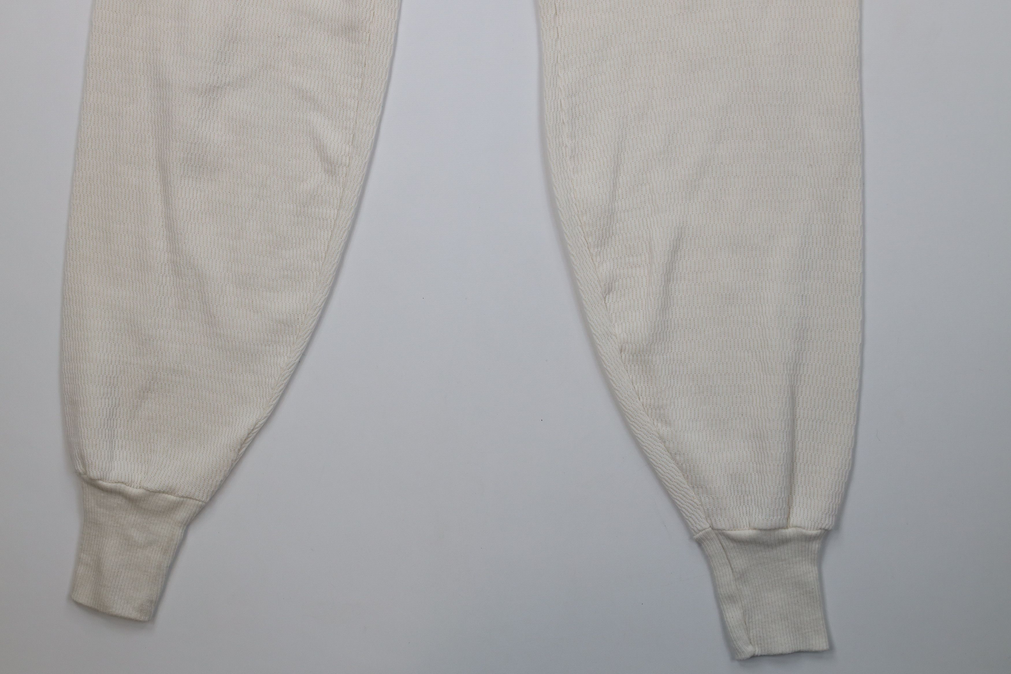 Hanes Vintage 70s Hanes Waffle Knit Cuffed Joggers Pants USA Size US 42 / EU 58 - 12 Thumbnail