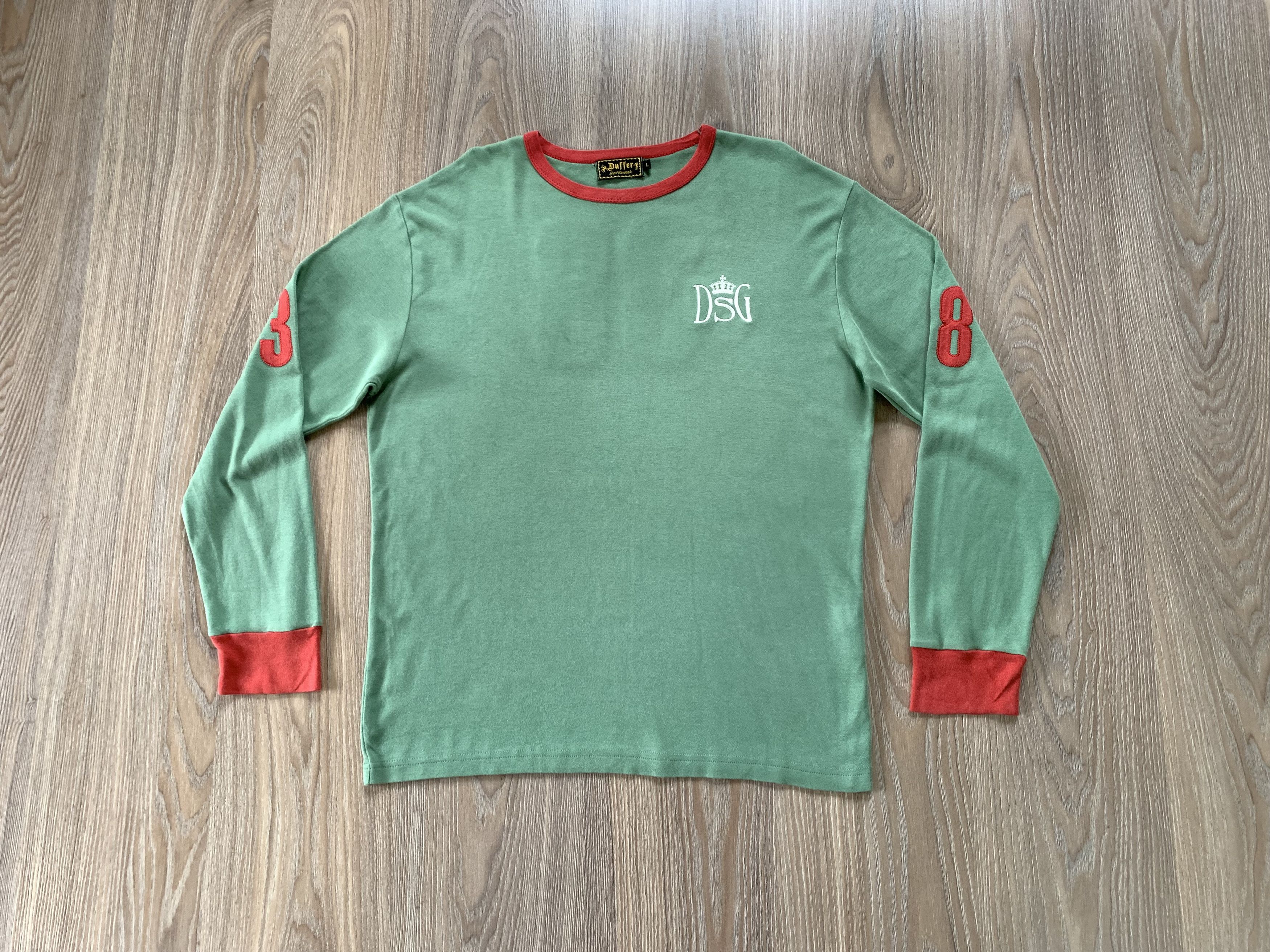 The Duffer of St.George × Vintage Vintage Duffer Sportswear Long Sleeve T Shirt Size US L / EU 52-54 / 3 - 13 Thumbnail