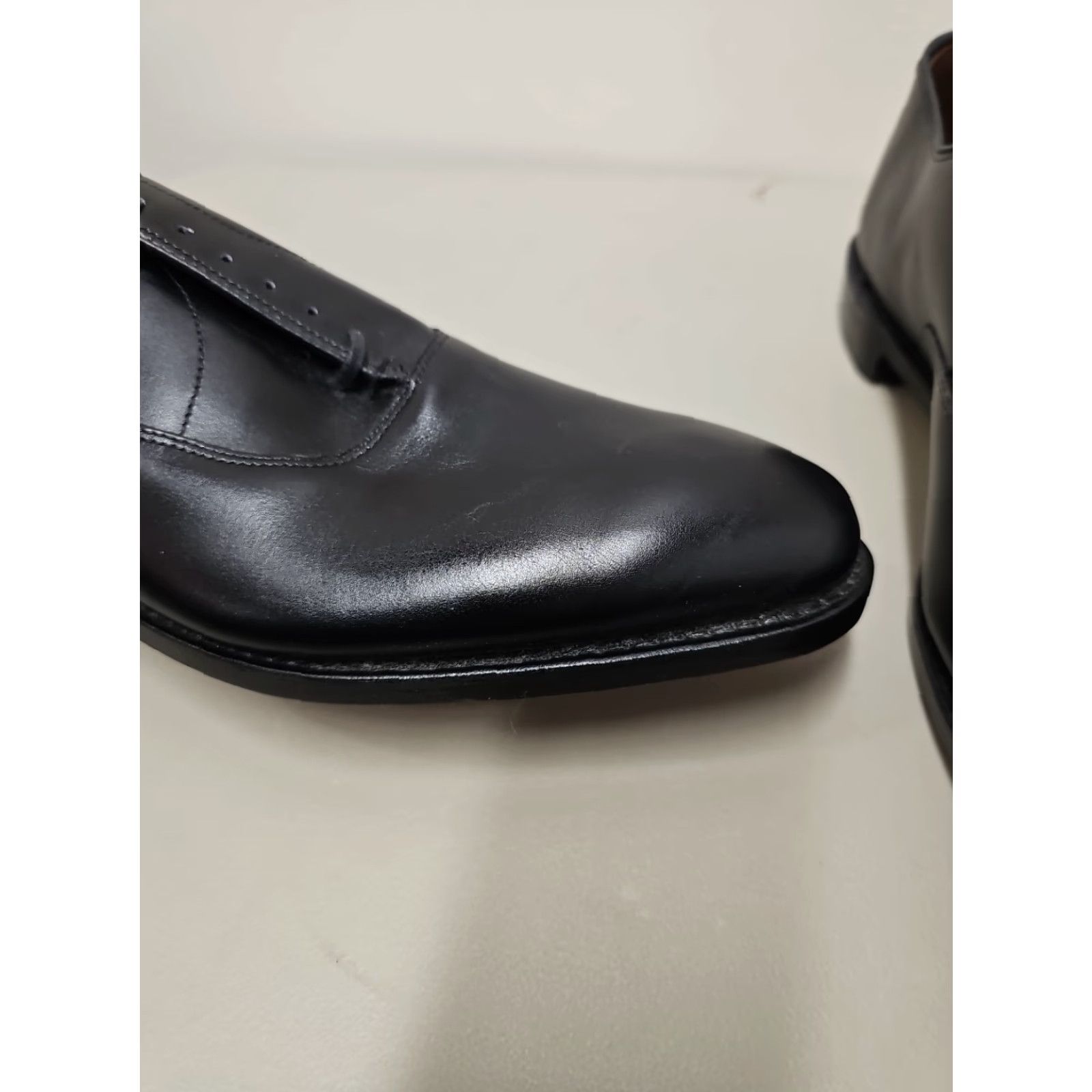 Allen Edmonds Allen Edmonds Carlyle Men's Leather Oxford Dress Shoes 13 D Black Leather USA Vintage: No Size US 13 / EU 46 - 2 Thumbnail