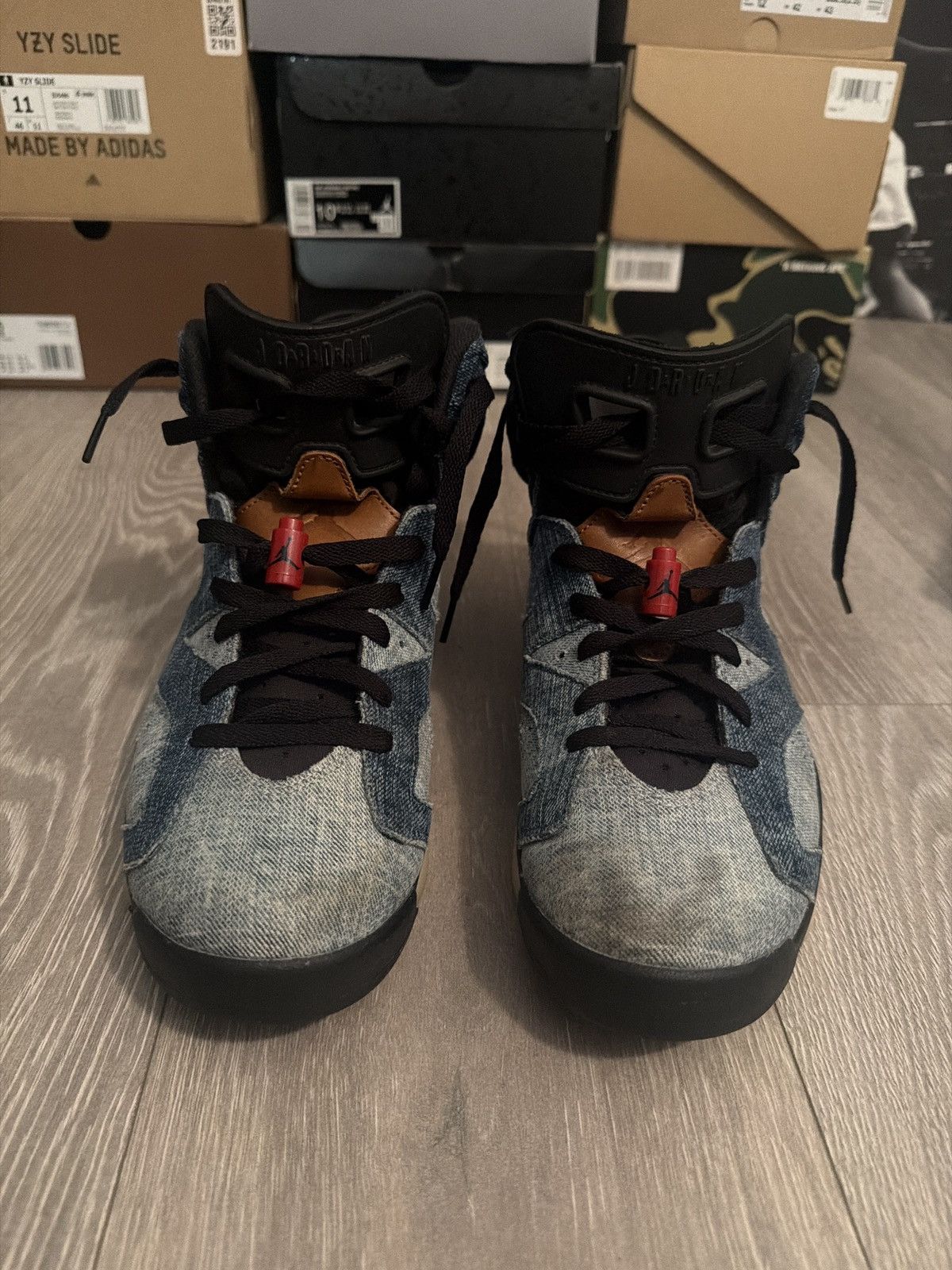 Jordan Brand 2019 jordan 6 washed denim Size US 10.5 / EU 43-44 - 3 Thumbnail