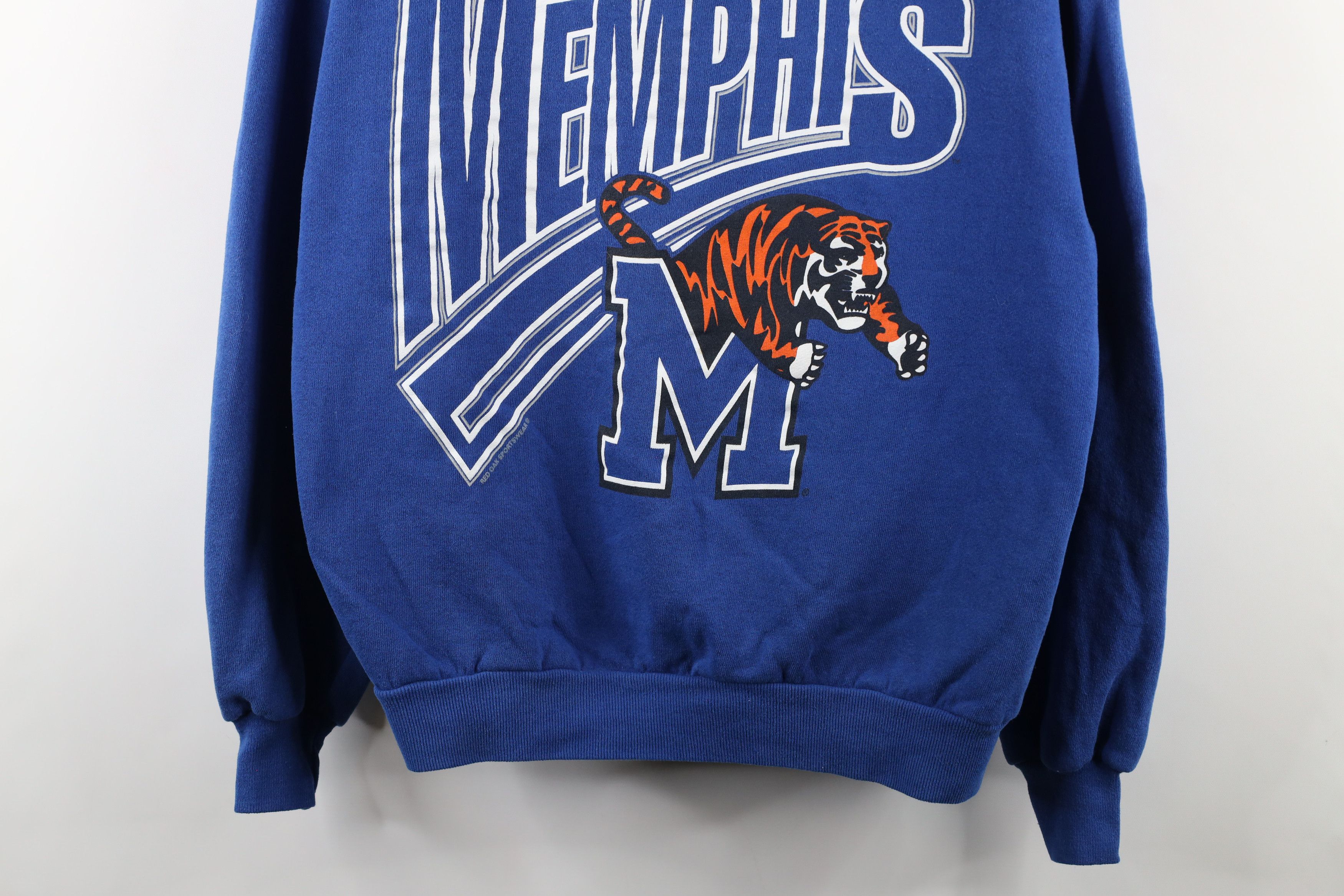 Vintage Vintage 90s University of Memphis Crewneck Sweatshirt USA Size US XL / EU 56 / 4 - 3 Thumbnail