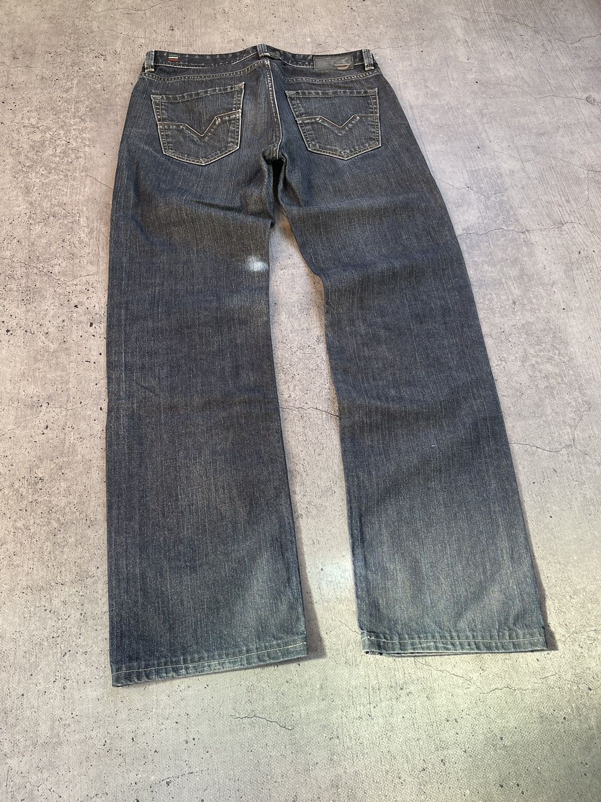 Diesel × Vintage Vintage Diesel Y2k Larkee distressed jeans mens Size US 32 / EU 48 - 5 Thumbnail