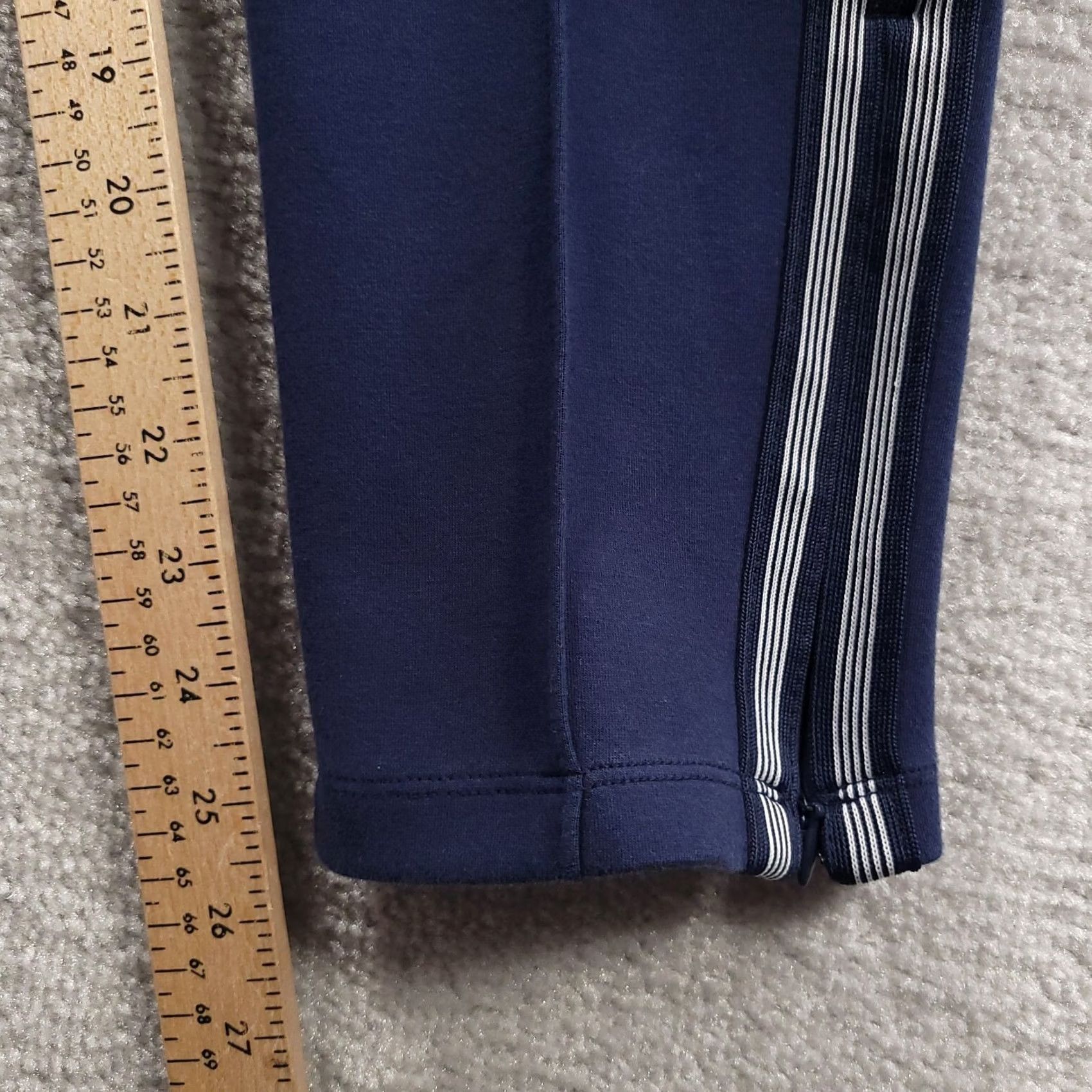 Avia Avia Womens Travel Pants Blue Striped Zip Pockets Small Ankle Tapered Leg Barred Back Zip Size 28" / US 6 / IT 42 - 6 Thumbnail