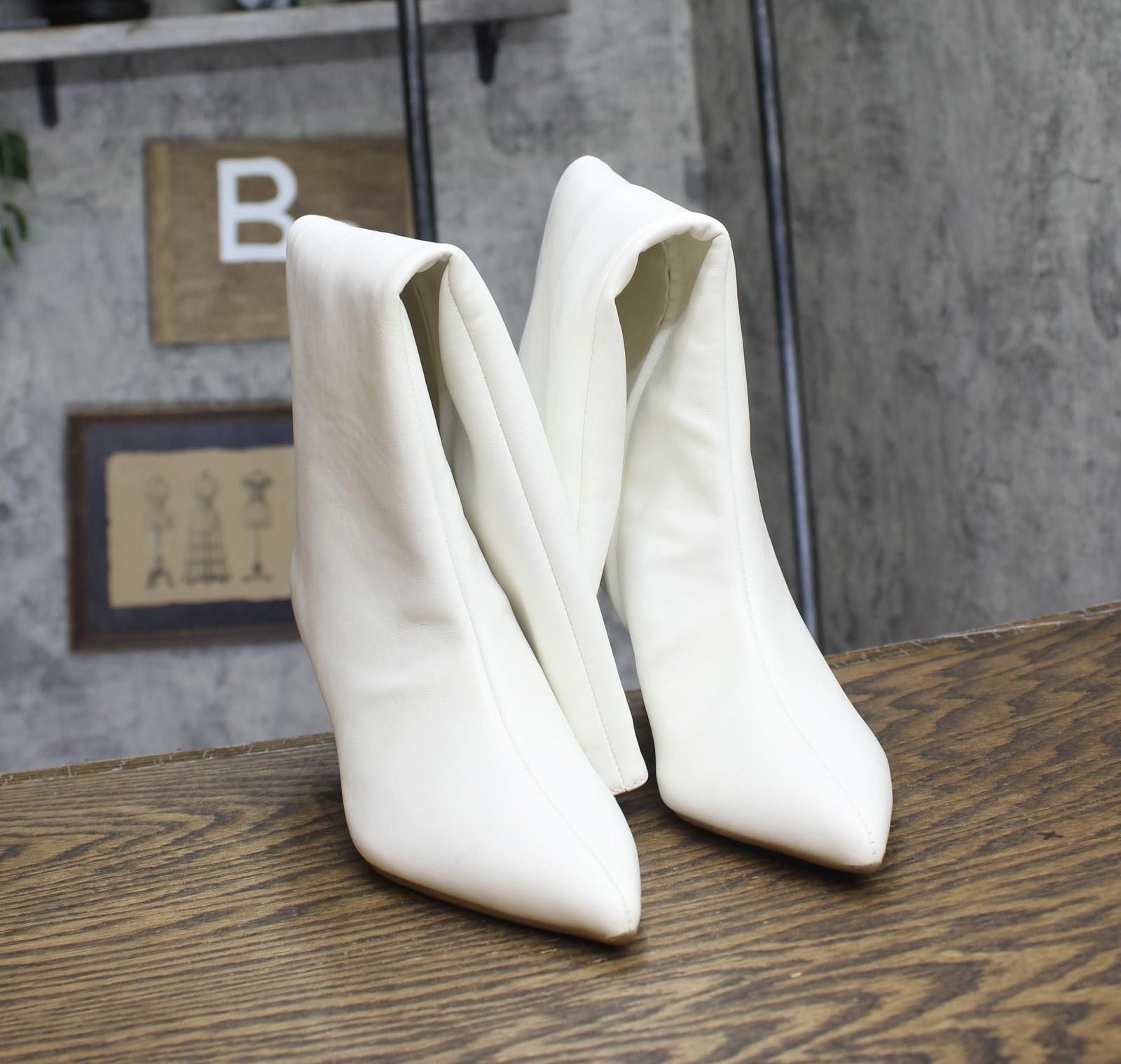 Other On 34th Stovepipe Boots 10019723900 Bone Smooth White 5m Size US 5 / IT 35 - 4 Thumbnail