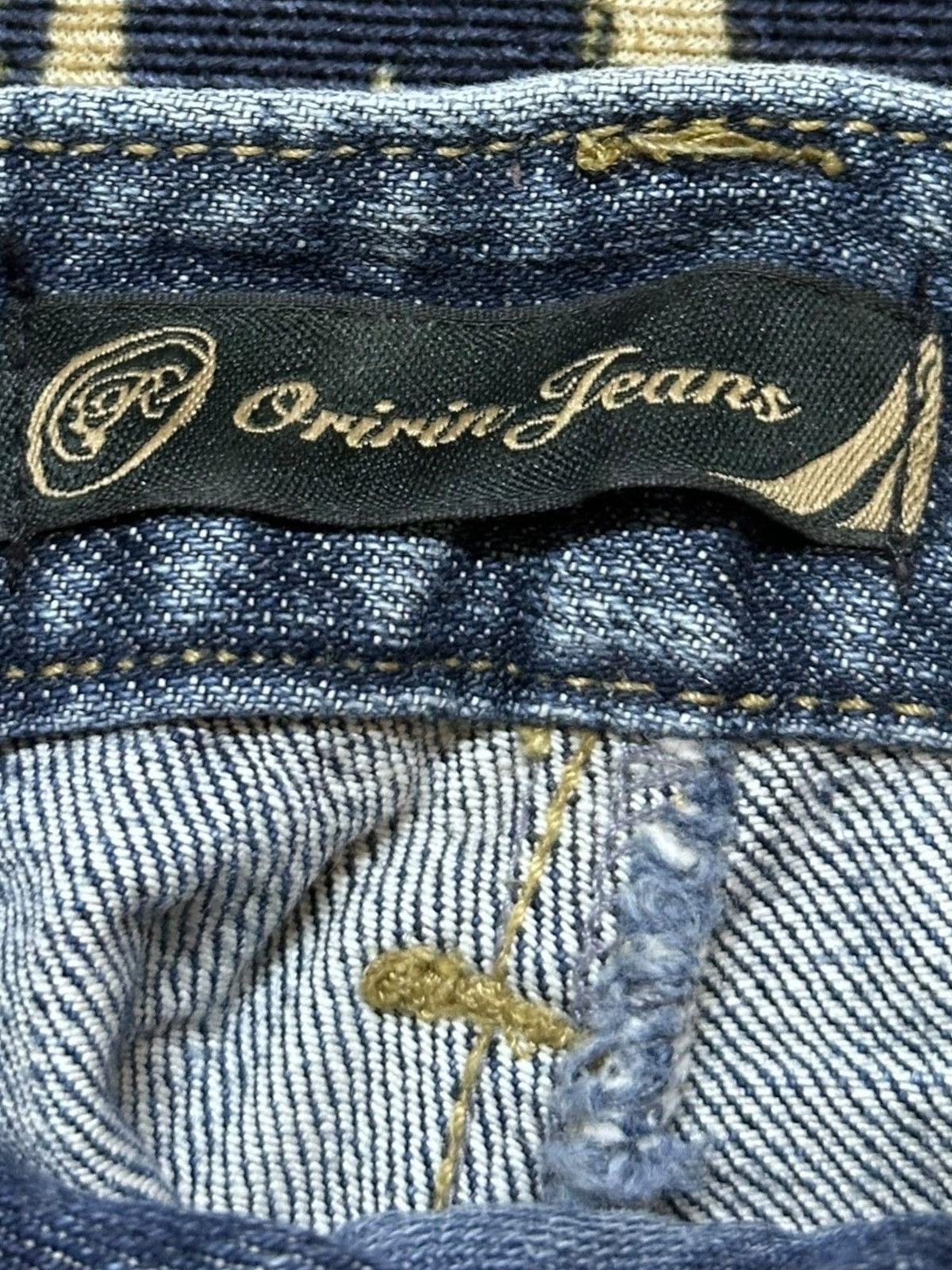 Tornado Mart Vintage Oririn Flare Bootcut Lace Up Women Denim Size US 31 - 8 Thumbnail