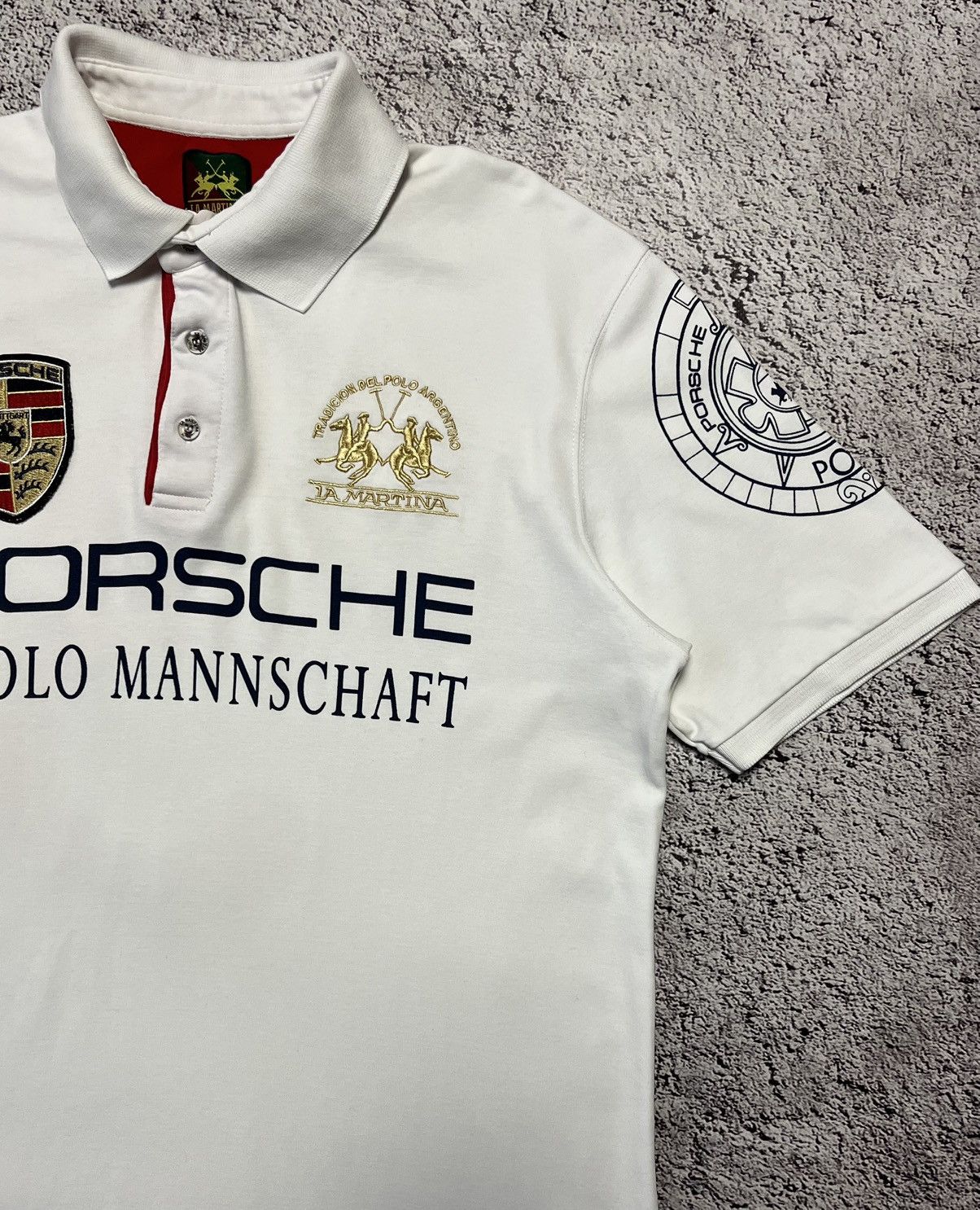 La Martina La Martina Polo Mannschaft Men’s Short Sleeve Polo Shirt Size US XXL / EU 58 / 5 - 6 Thumbnail