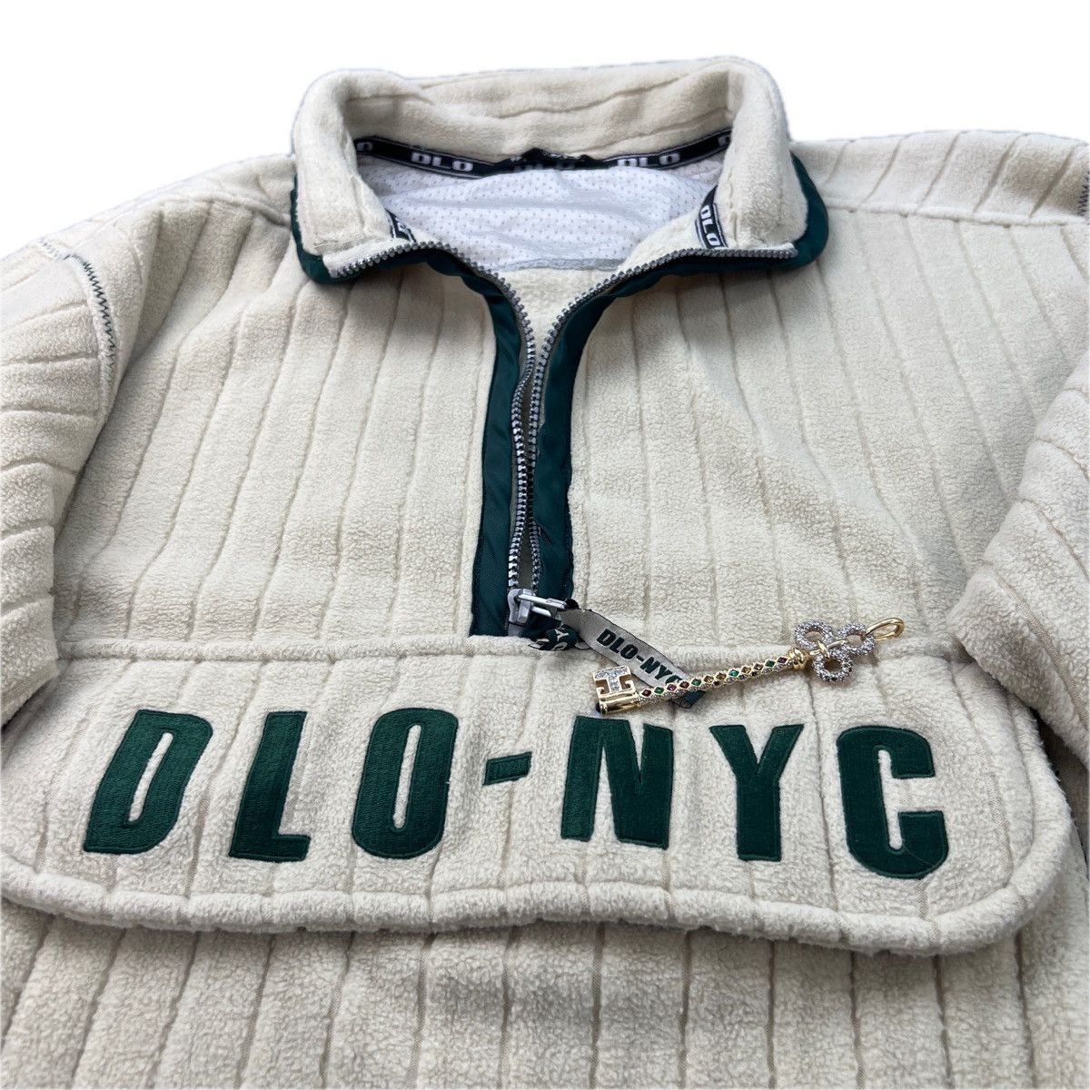 Vintage 90s DLO-NYC Quarter Zip Blanket Pullover Size US XL / EU 56 / 4 - 4 Thumbnail