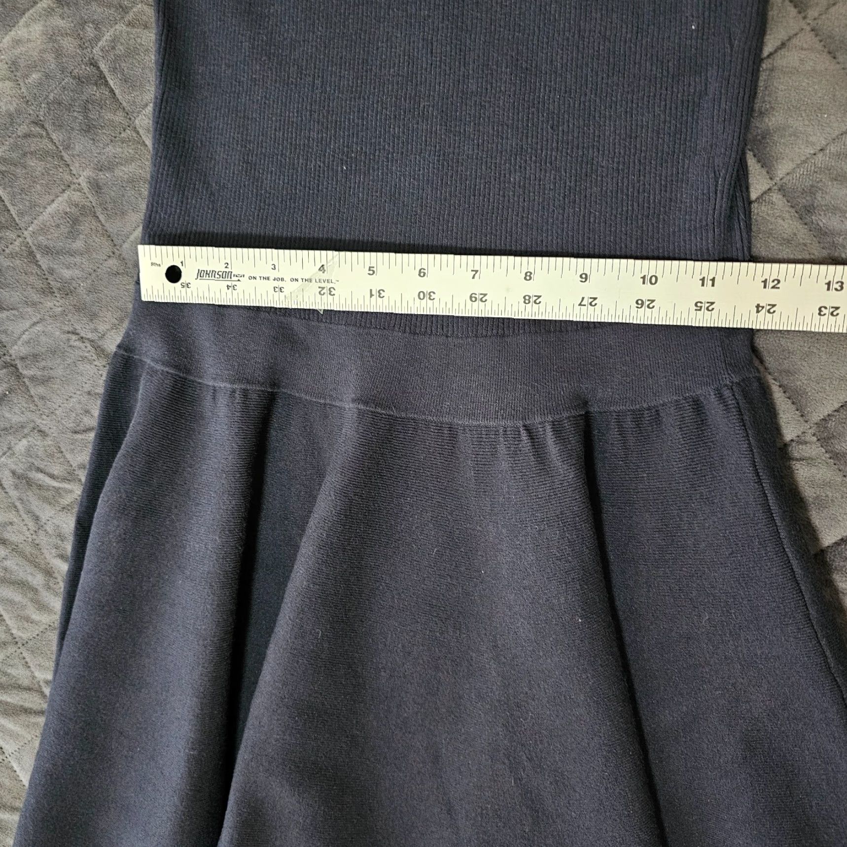 Polo Ralph Lauren Polo Ralph Lauren Navy Blue Romper Skirt Sweater Ribbed NWT Size M Off Shoulder Women Size M / US 6-8 / IT 42-44 - 7 Thumbnail