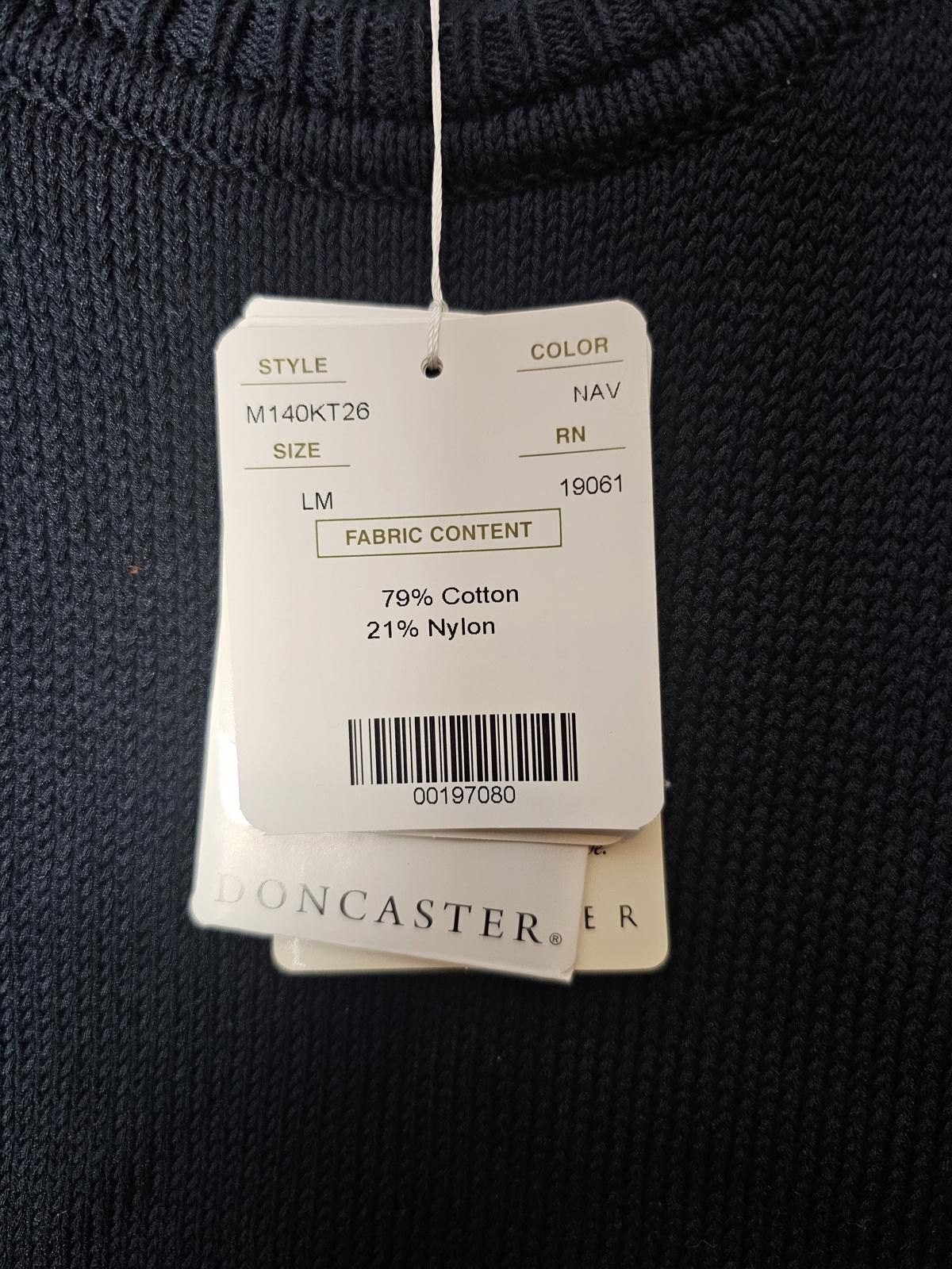Other NWT Doncaster Blouse Blue Womens Size L Knit Size L / US 10 / IT 46 - 3 Thumbnail