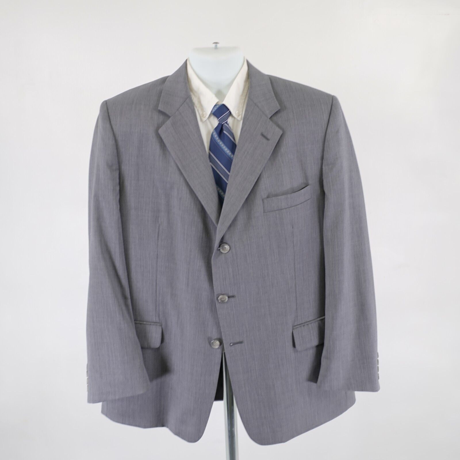 Joseph & Feiss Joseph & Feiss International Twill Wool Gray 44R / Slim 46R Size 44R - 4 Thumbnail