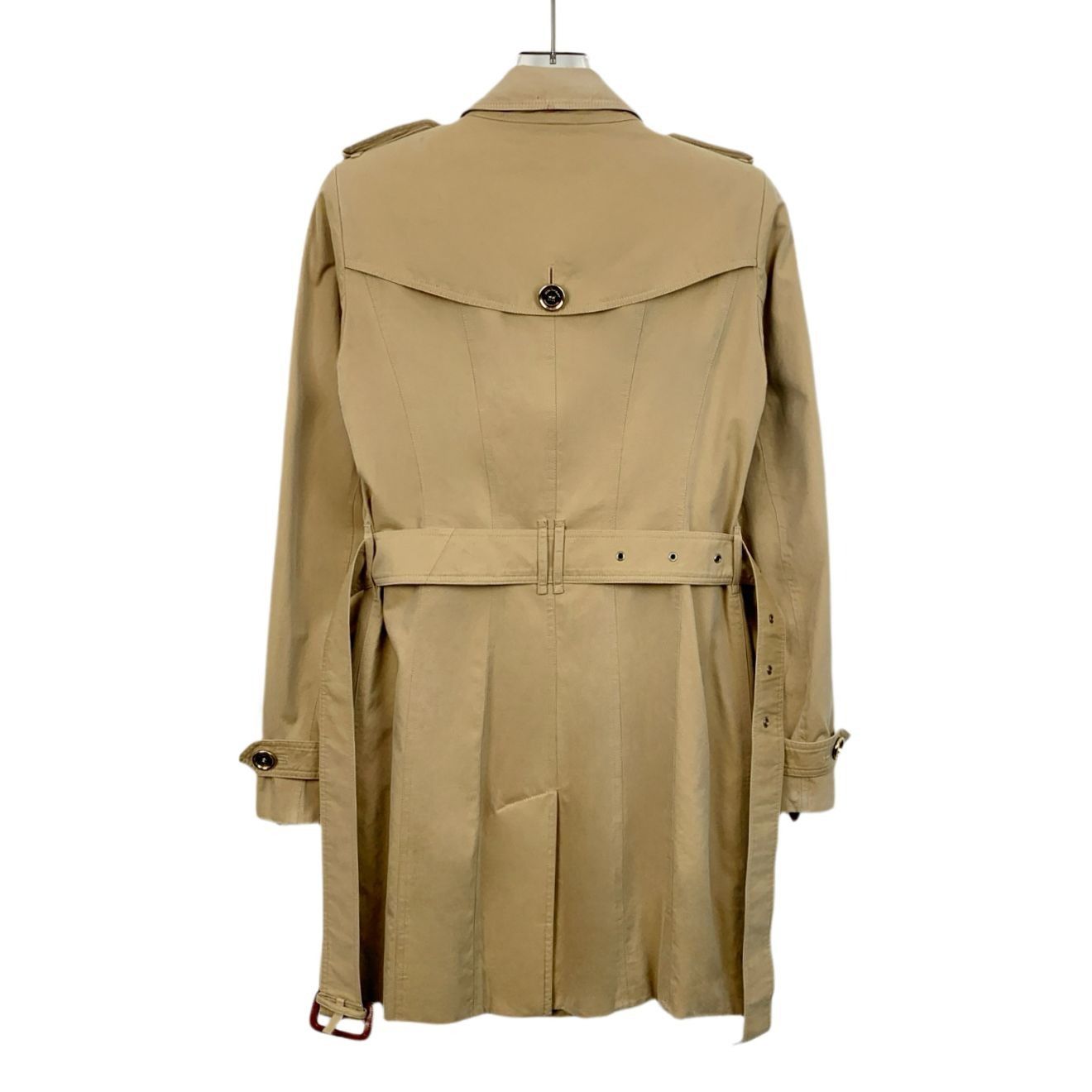 Burberry Burberry Womens Trench Coat Beige Double-Breasted Button Clo Size M / US 6-8 / IT 42-44 - 2 Thumbnail