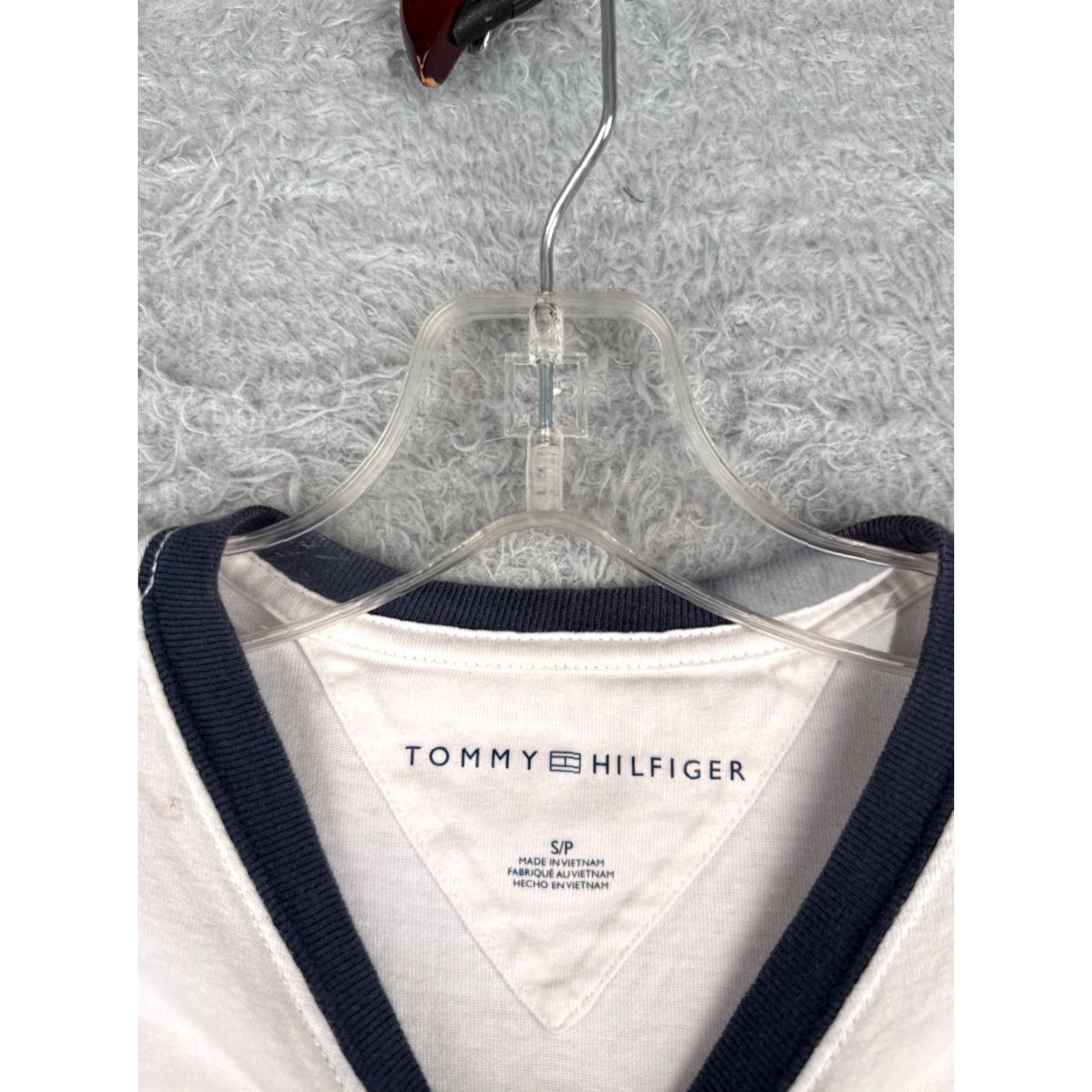 Tommy Hilfiger Tommy Hilfiger Shirt Men S White Crew Neck Short Sleeve Cotton Logo Mens Size US S / EU 44-46 / 1 - 7 Thumbnail