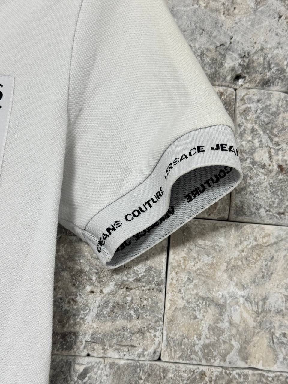 Versace Versace Jeans Couture White Polo Shirt Size US XS / EU 42 / 0 - 3 Thumbnail