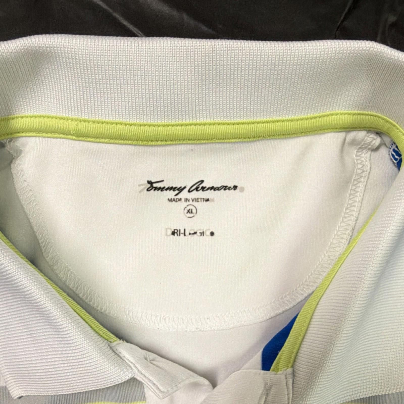 Other Tommy Armour Golf Polo XL Striped Breathable Short Sleeve Size US XL / EU 56 / 4 - 3 Thumbnail