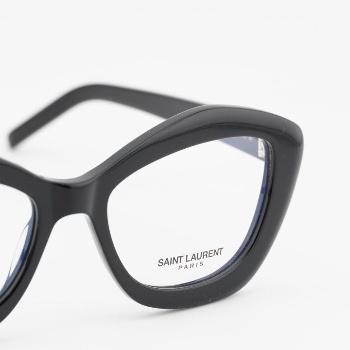 Saint Laurent Paris Saint Laurent SL68OPT 001 Eyeglasses Black 54mm Cat Eye Size ONE SIZE - 5 Thumbnail