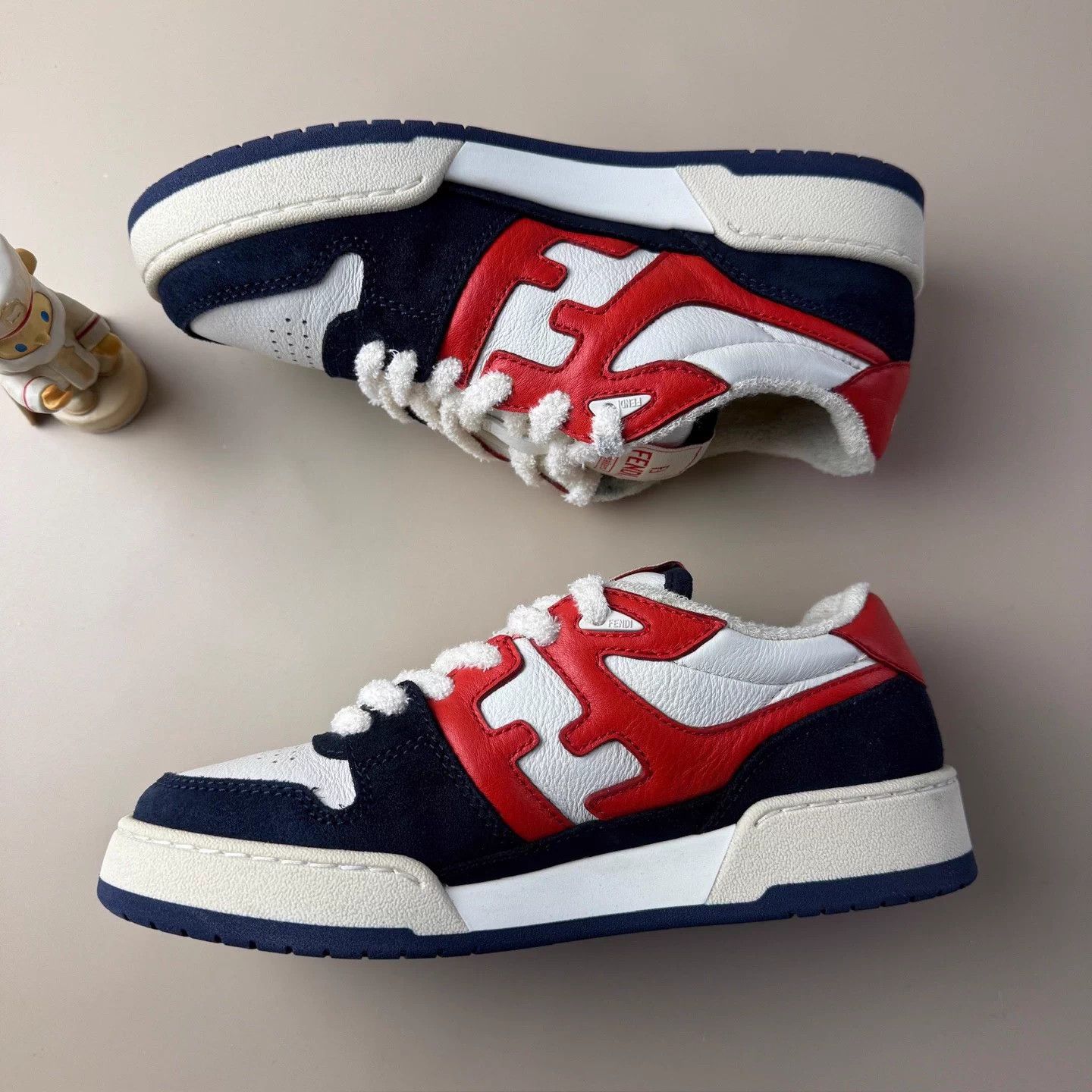 Fendi Fendi Match blue red embossed sneakers 36 98 new perfect Size US 5 / IT 35 - 5 Thumbnail