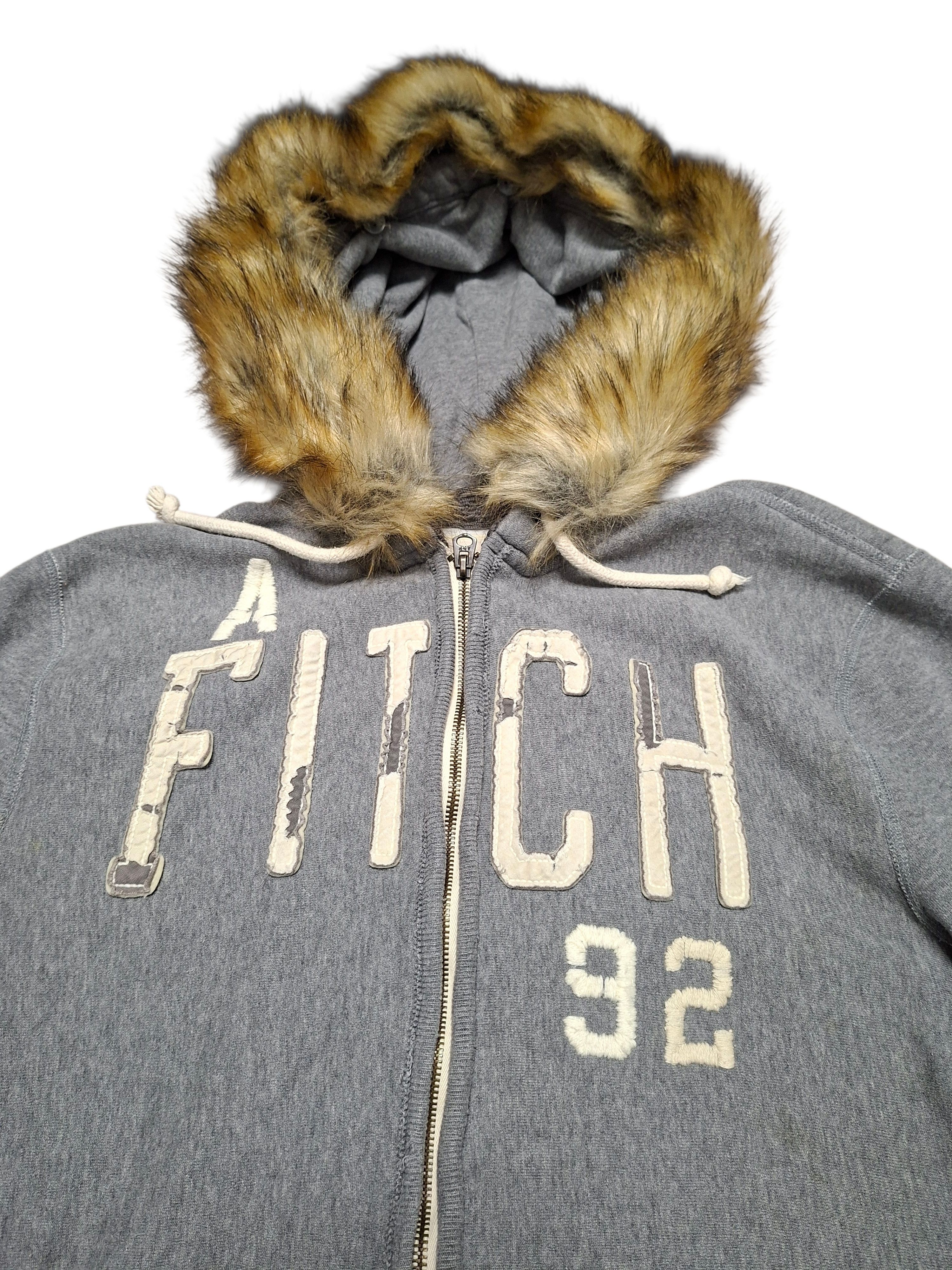 Abercrombie & Fitch ABERCROMBIE FITCH FAUX FUR AVANT GARDE ZIP HOODIE Size US XXL / EU 58 / 5 - 2 Thumbnail