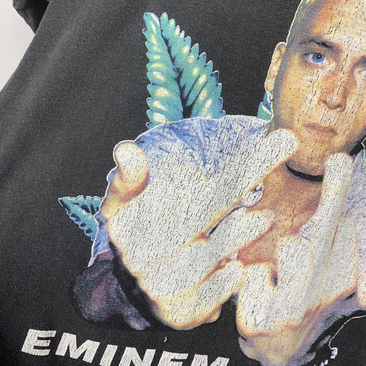 Eminem Vintage Y2K Eminem Weed Tee Marshall Maters Slim Shady Faded Size US S / EU 44-46 / 1 - 16 Thumbnail