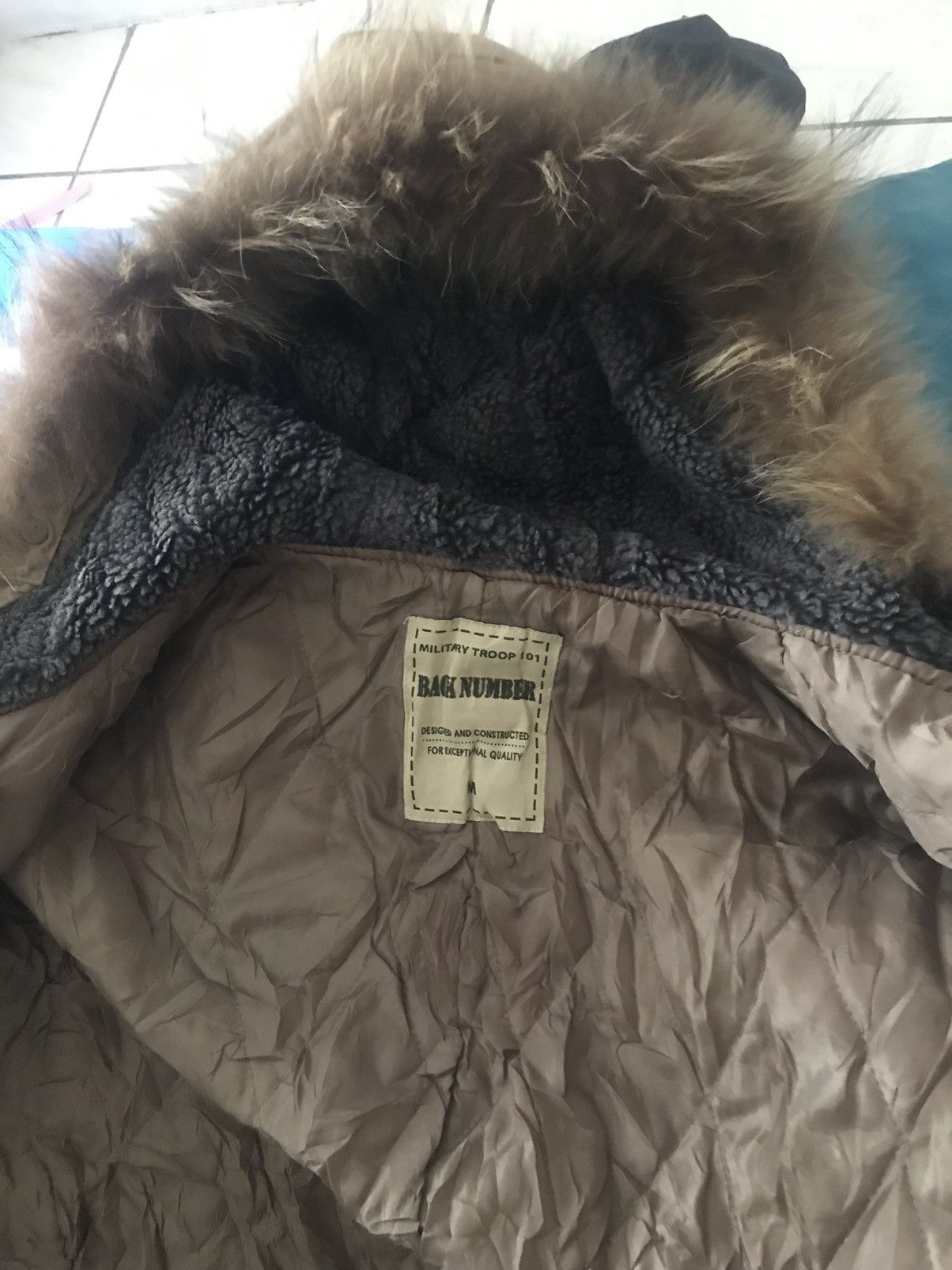 If Six Was Nine Back number Fur hoodie jacket vkei style Size US M / EU 48-50 / 2 - 5 Thumbnail
