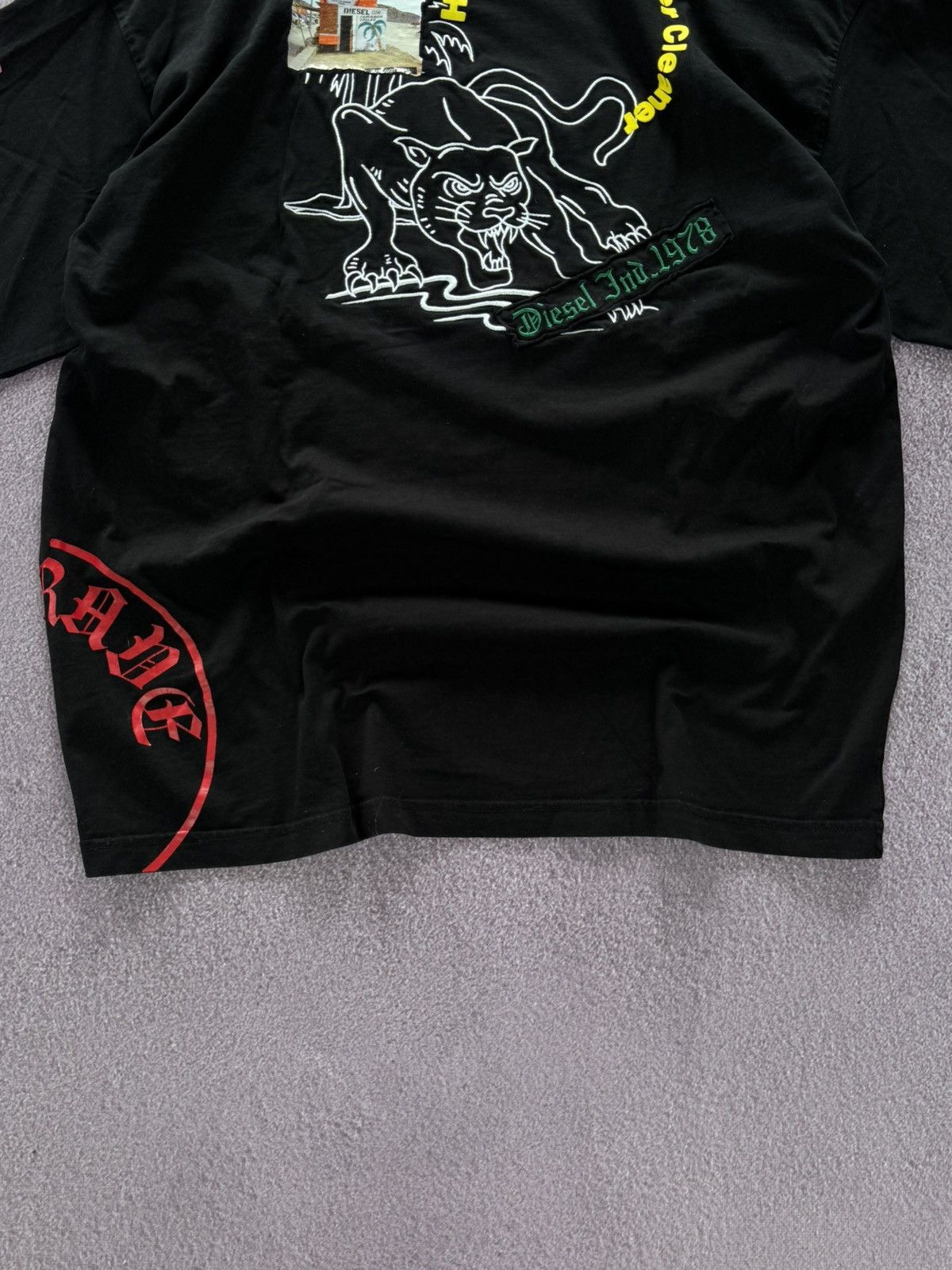 Diesel Diesel Y2K Streetwear Baggy Graphic T-Shirt Size US XL / EU 56 / 4 - 11 Thumbnail