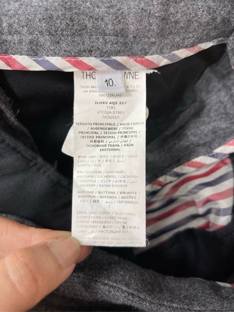 Thom Browne Thom Browne size10 Wool trousers Size 34S - 3 Thumbnail
