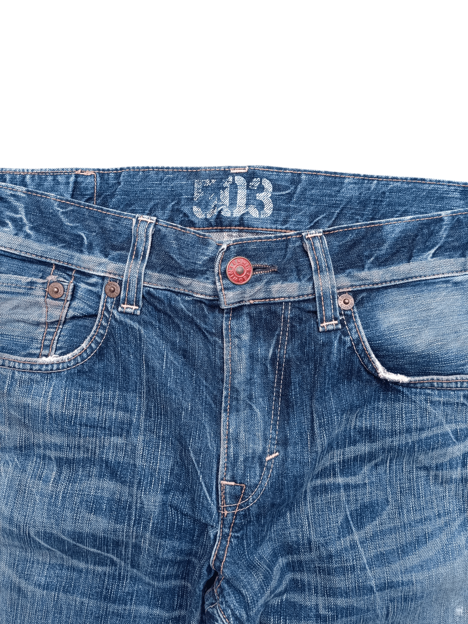 Edwin Flare Vintage Edwin 503 Edwin Blue Trip Size US 34 / EU 50 - 12 Thumbnail