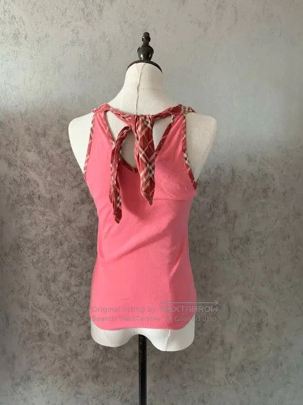 MR & MRS ITALY Burberry Pink Sleeveless Cotton Long T-Shirt. Size M / US 6-8 / IT 42-44 - 2 Thumbnail