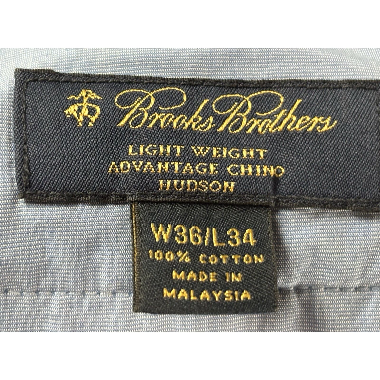 Brooks Brothers Brooks Brothers Pants Chino Mens 36 Regular Beige Lightweight 32.5 Inseam Hudson Preppy Size US 36 / EU 52 - 5 Thumbnail